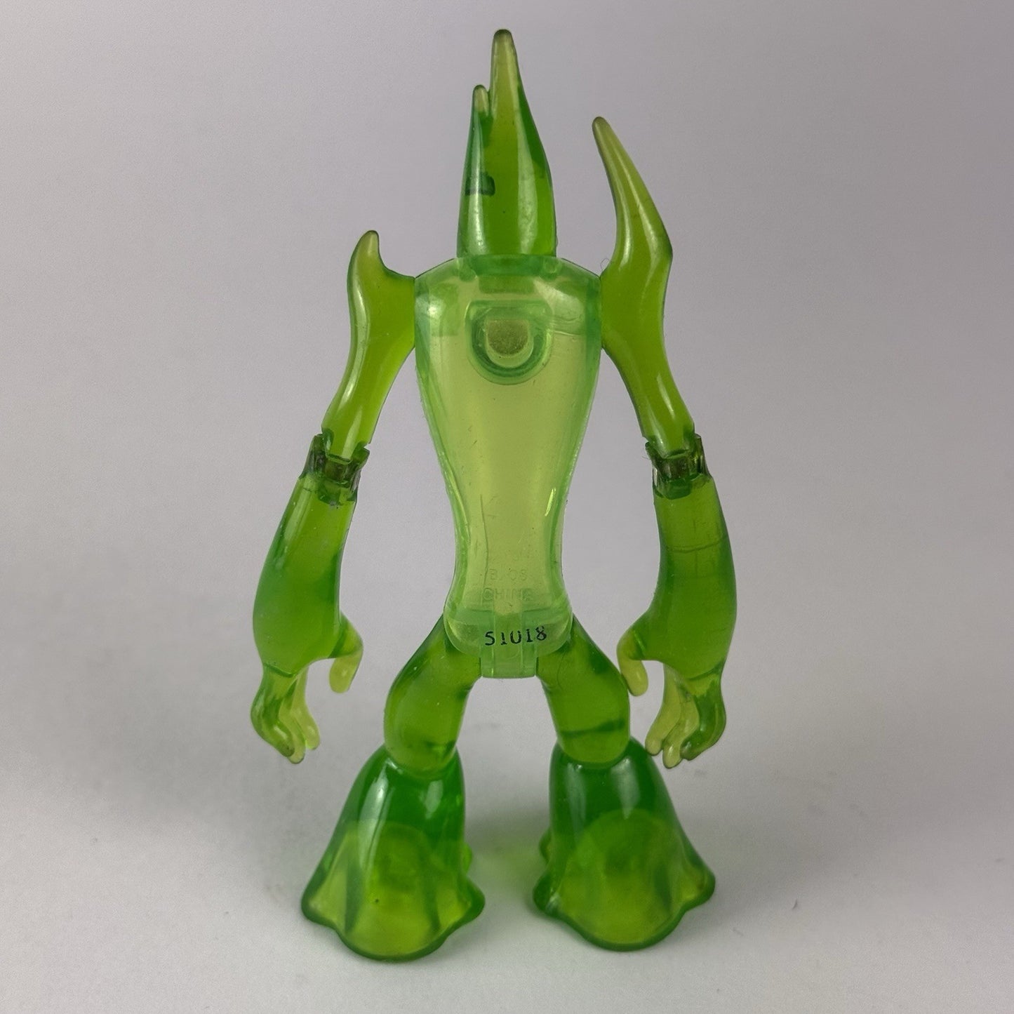 Ben 10 Alien Force Clear Green Goop Loose Action Figure 4" CN Bandai 20081