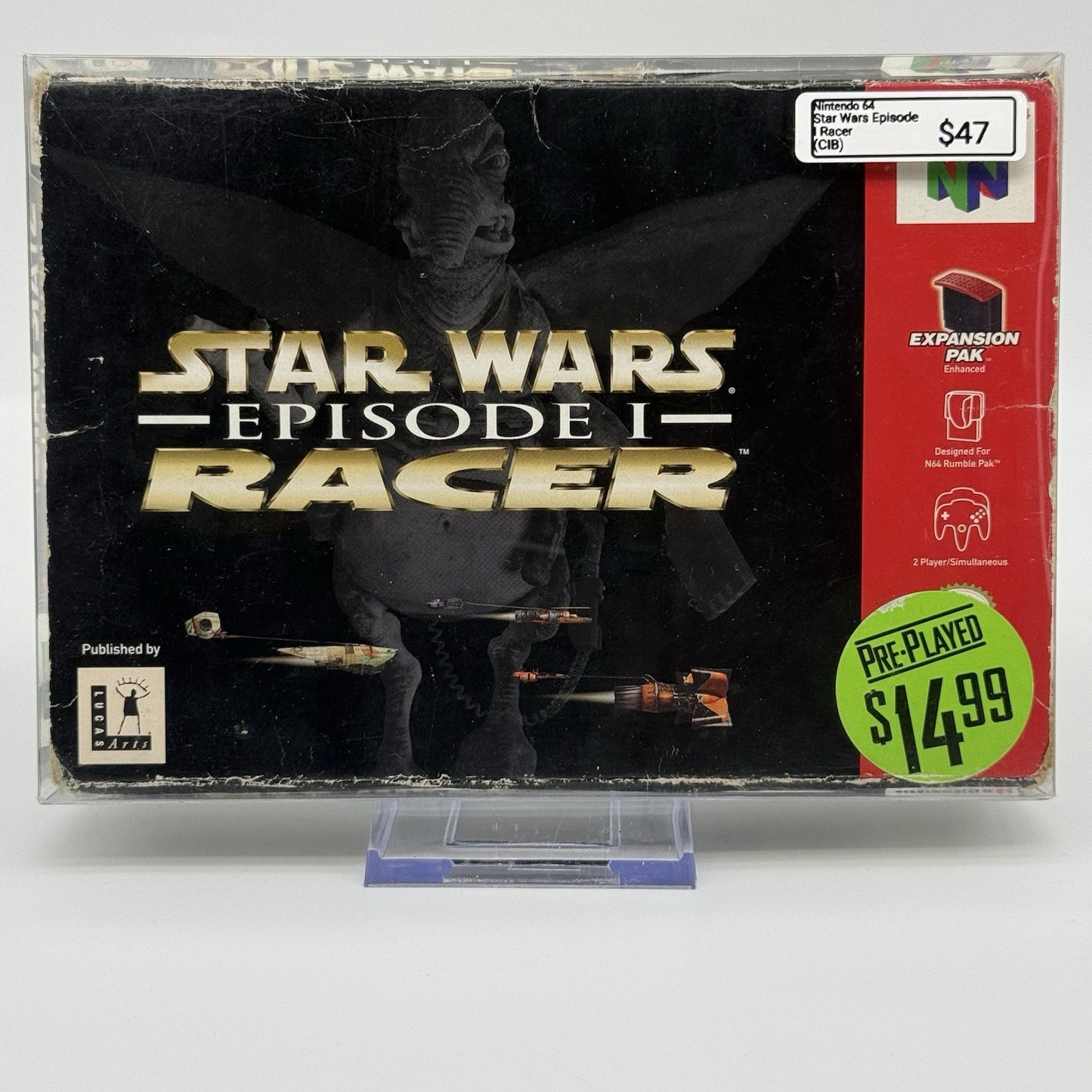 Star Wars: Episode 1 I: Racer Nintendo 64 N64 Game Complete CIB - Tested21