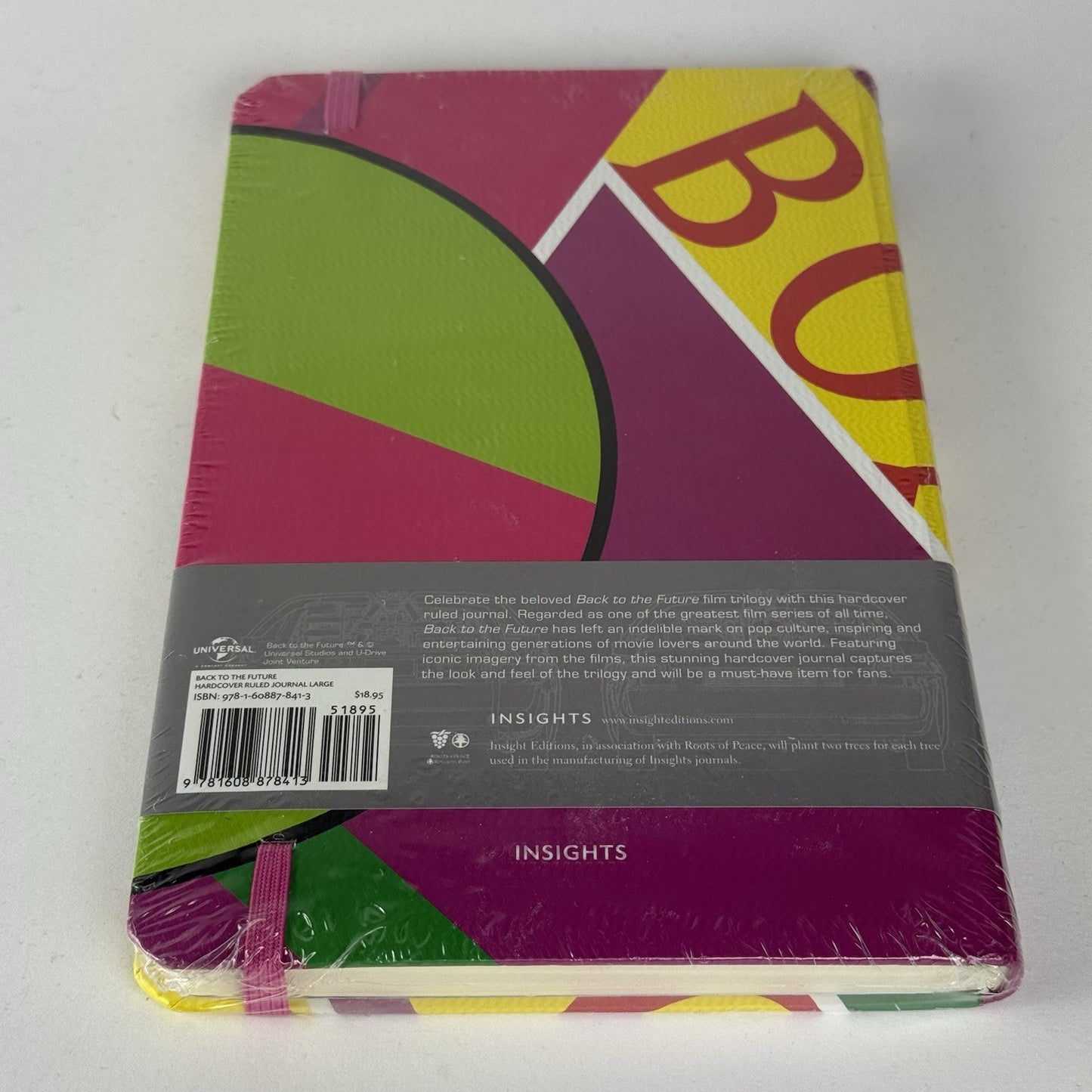 Back to the Future Ruled Journal,Hardcover by Insight Editions (COR), SEALED NEW2