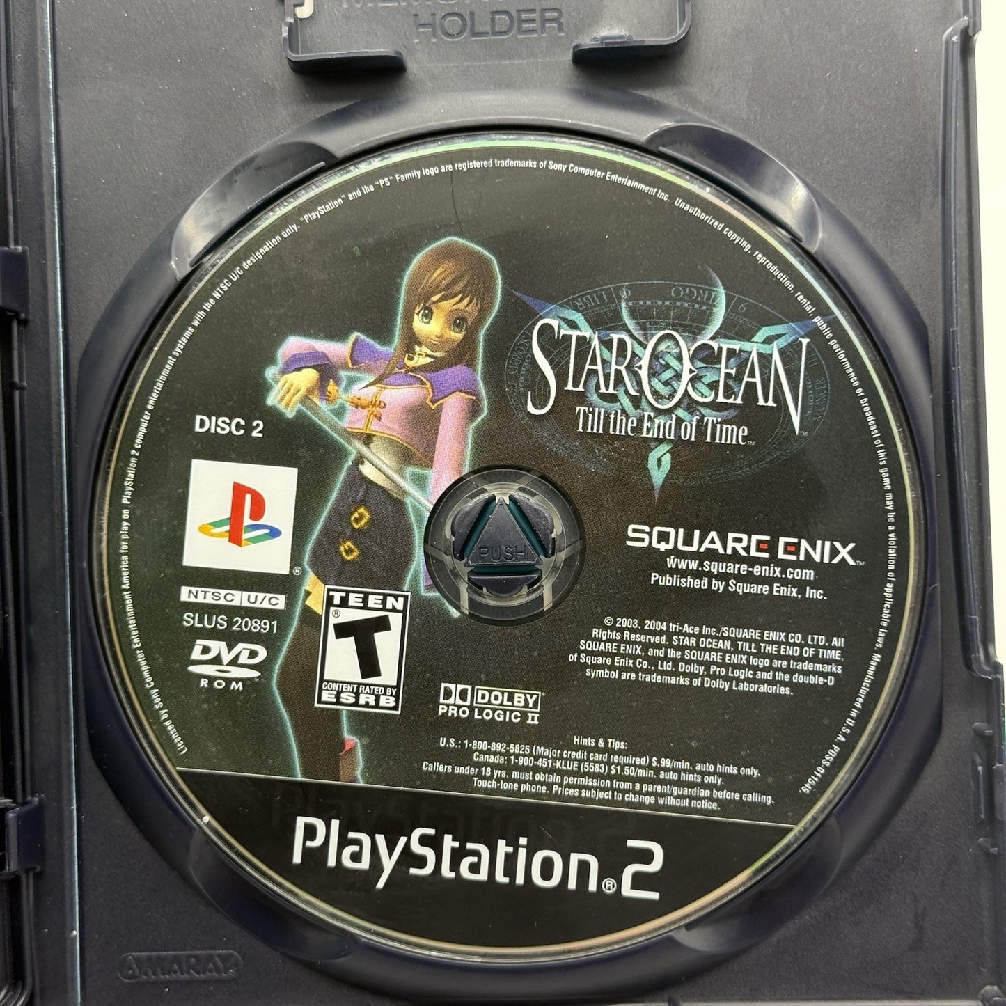 Star Ocean: Till the End of Time, PS2 - No manual4
