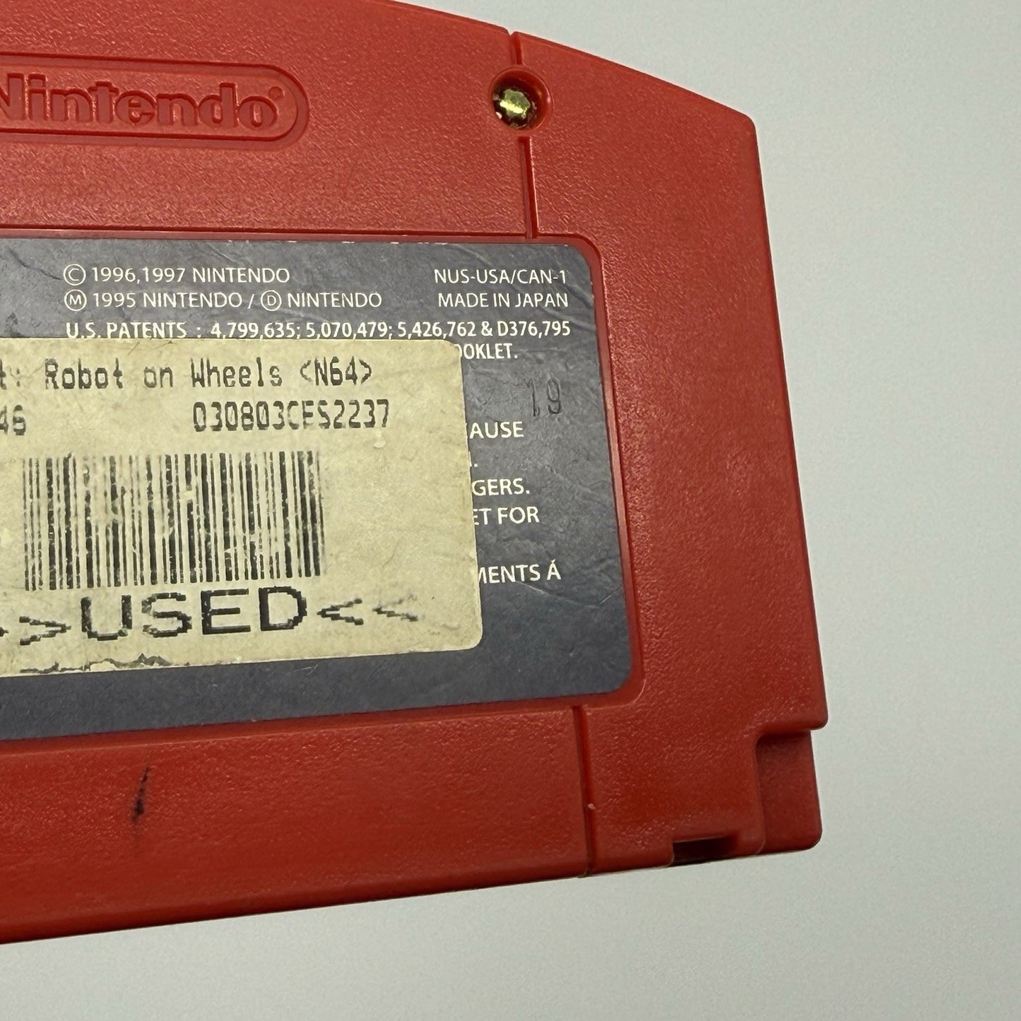 Rocket: Robot on Wheels - Nintendo 64 N64 Game - Authentic Tested (Worn Label)10