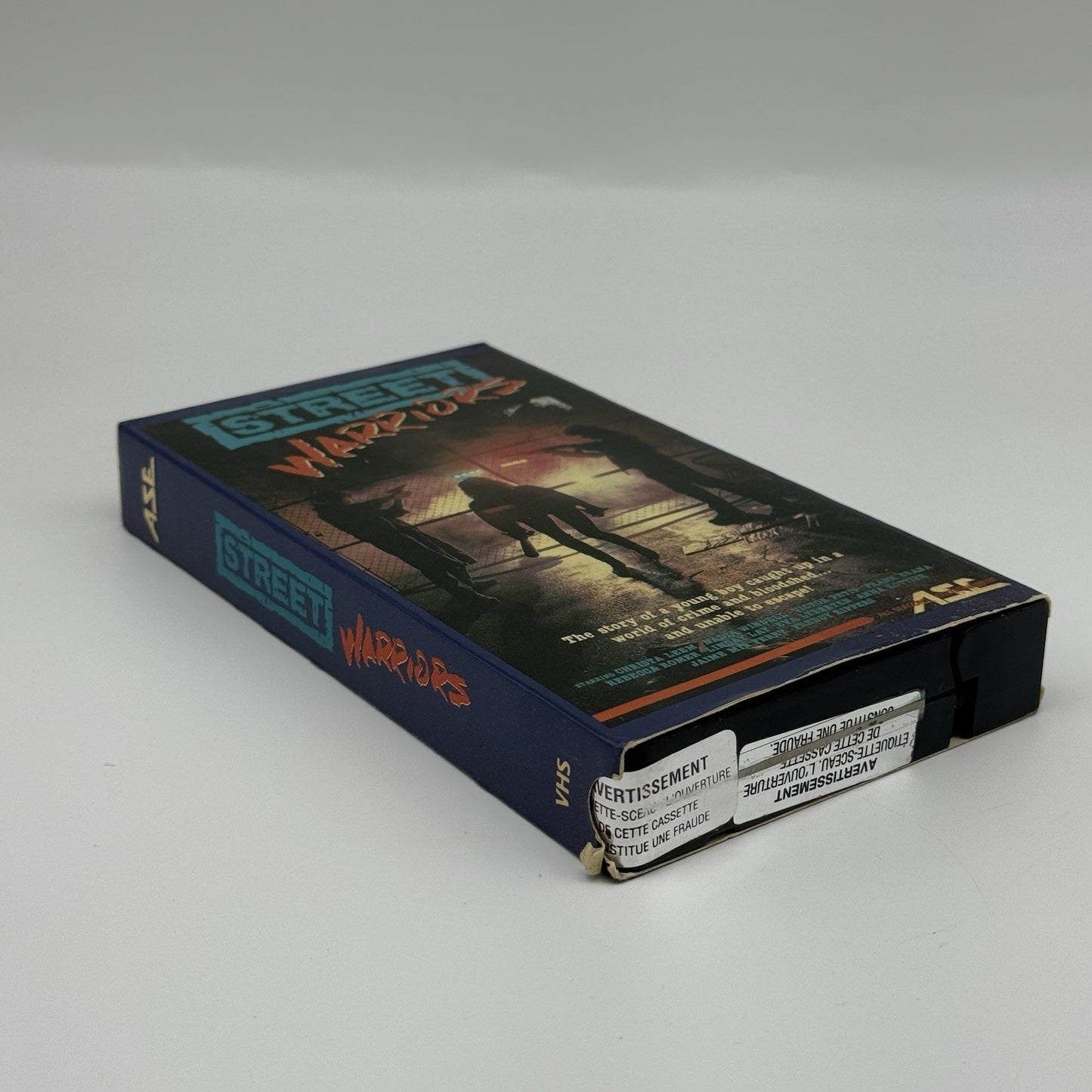 Street Warriors VHS Tape Cult Movie Rare VTG Vintage Tested20