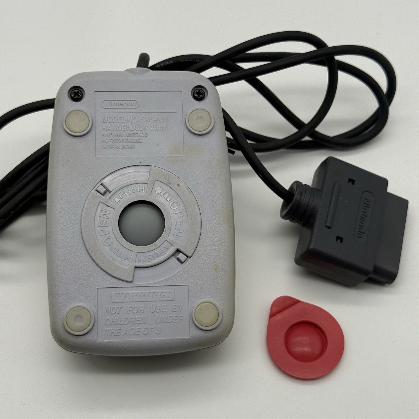 Original Super Nintendo Mouse Controller SNES SNS-016 Mario Paint OEM - Tested4