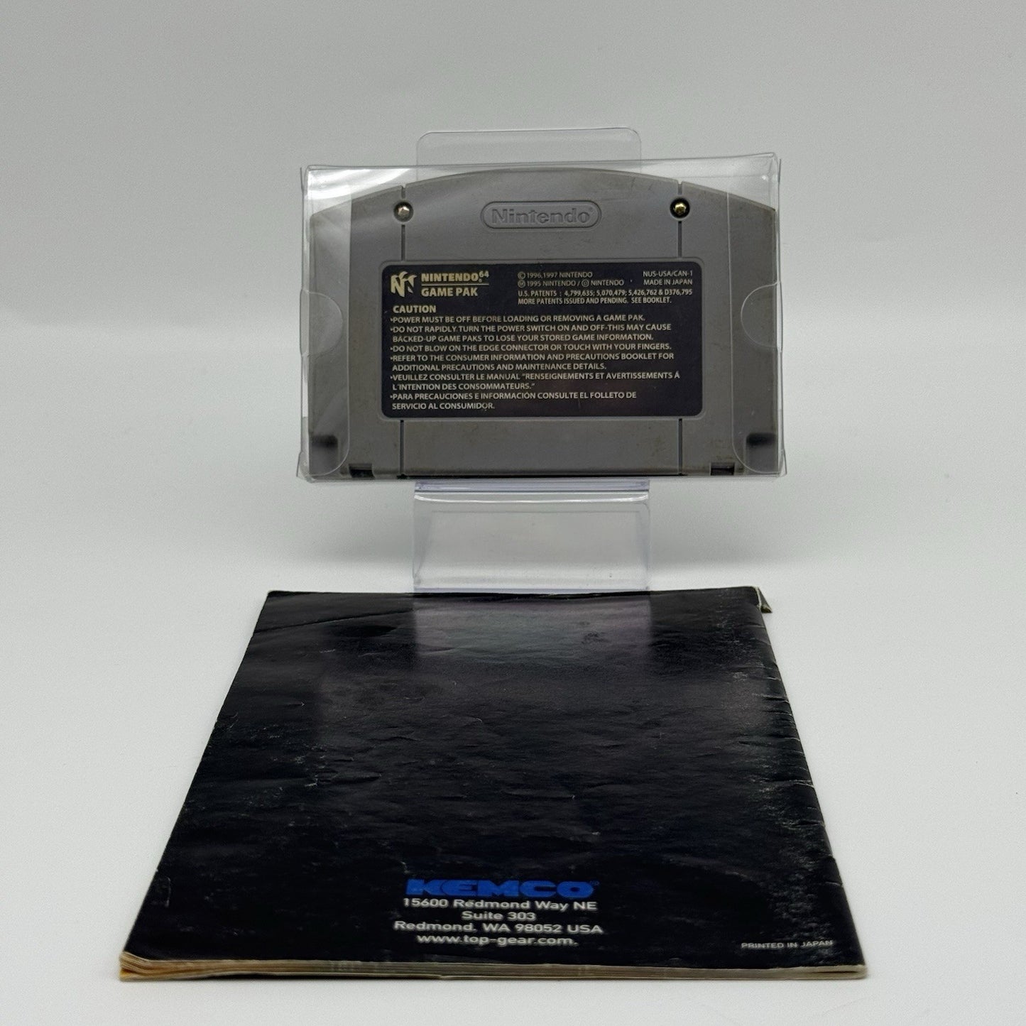 Top Gear Overdrive For Nintendo 64 N64 Game Authentic With Manual - Tested1