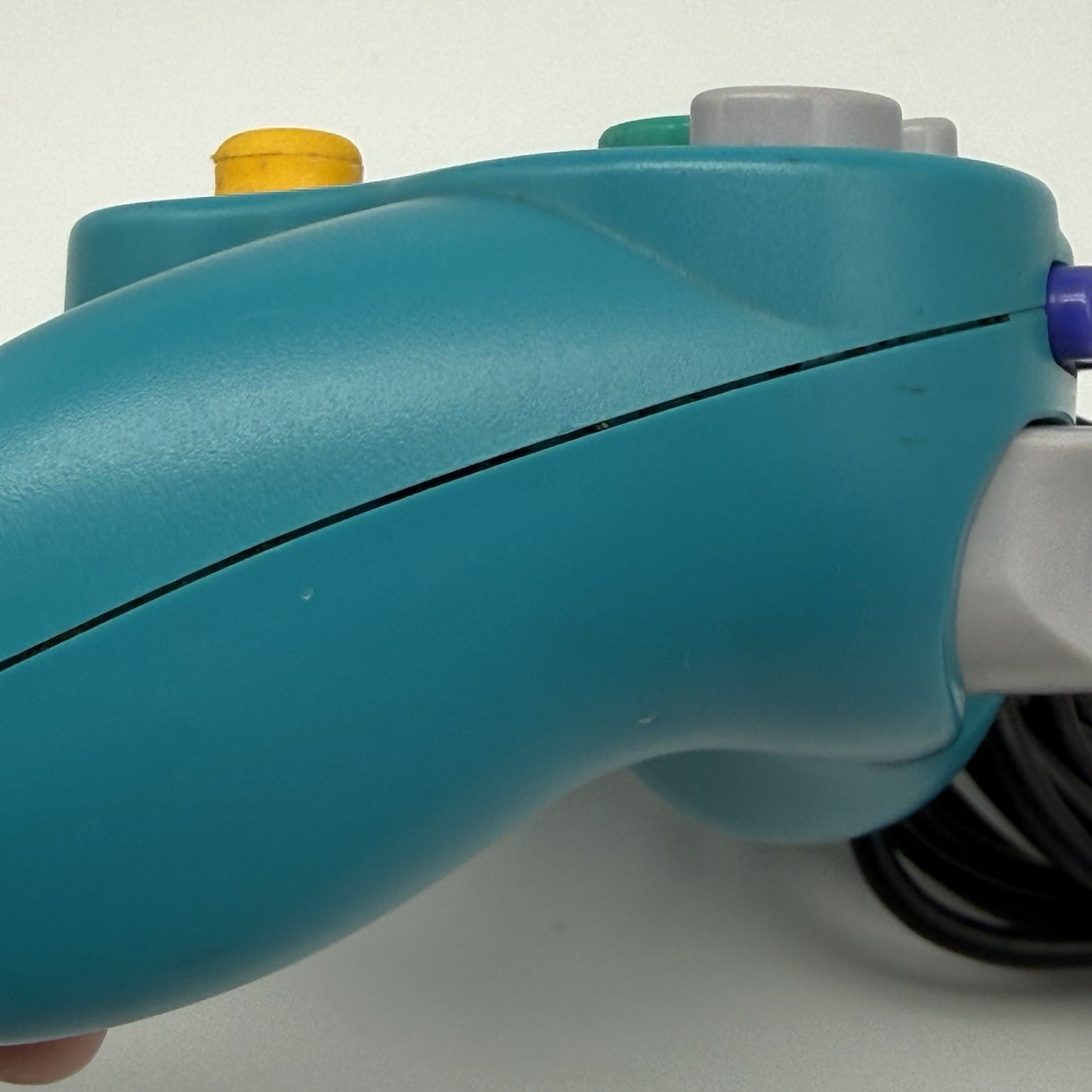 Official OEM Genuine Nintendo Gamecube Emerald Teal Blue Controller T3 Tested11
