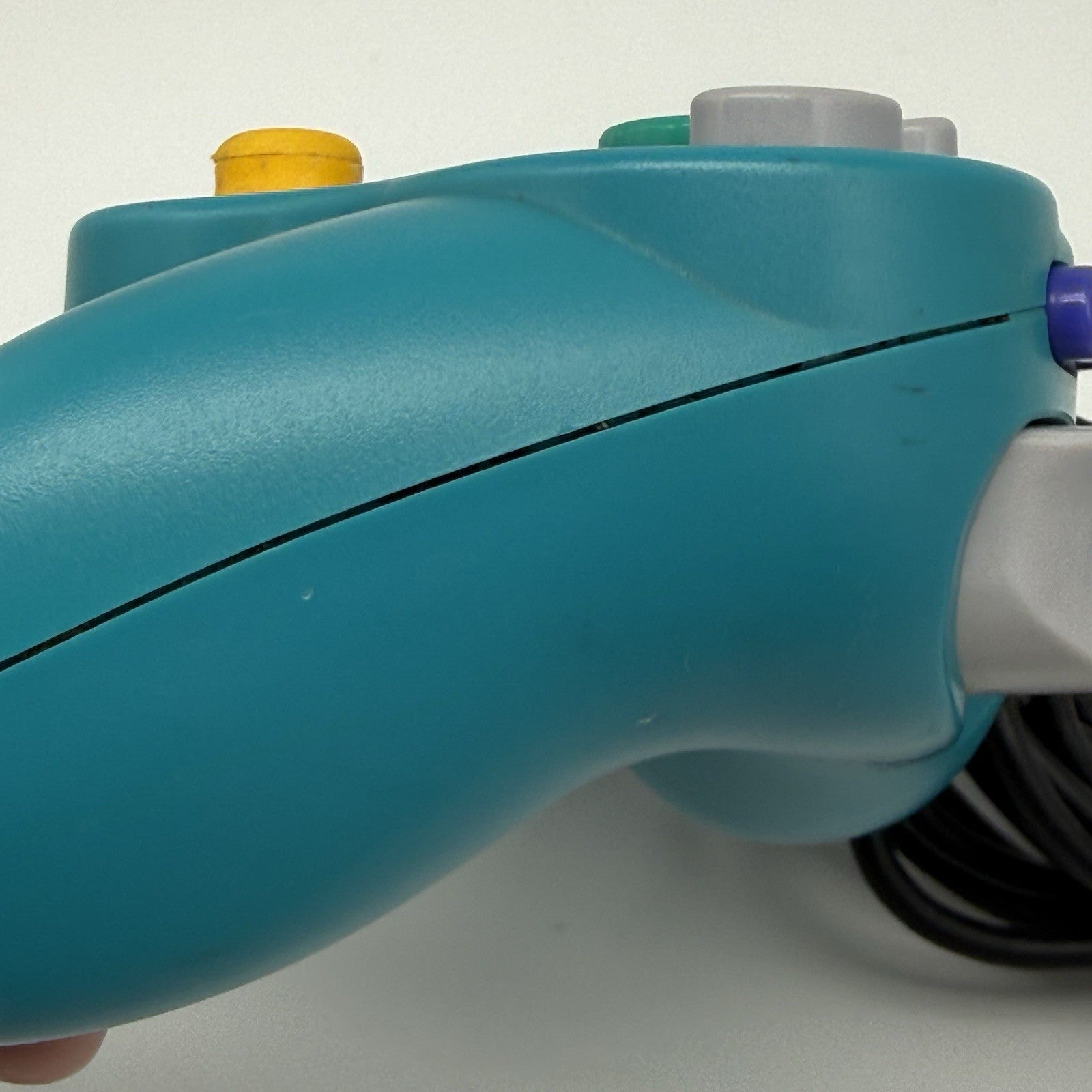 Official OEM Genuine Nintendo Gamecube Emerald Teal Blue Controller T3 Tested11
