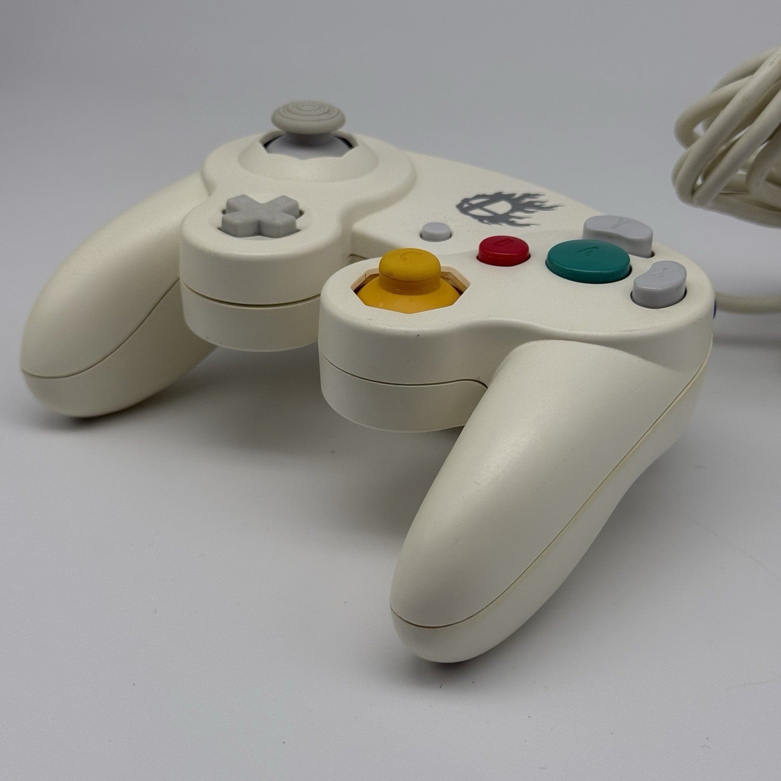 Official Nintendo GameCube Controller OEM Super Smash Bros. White DOL-003 Tested10