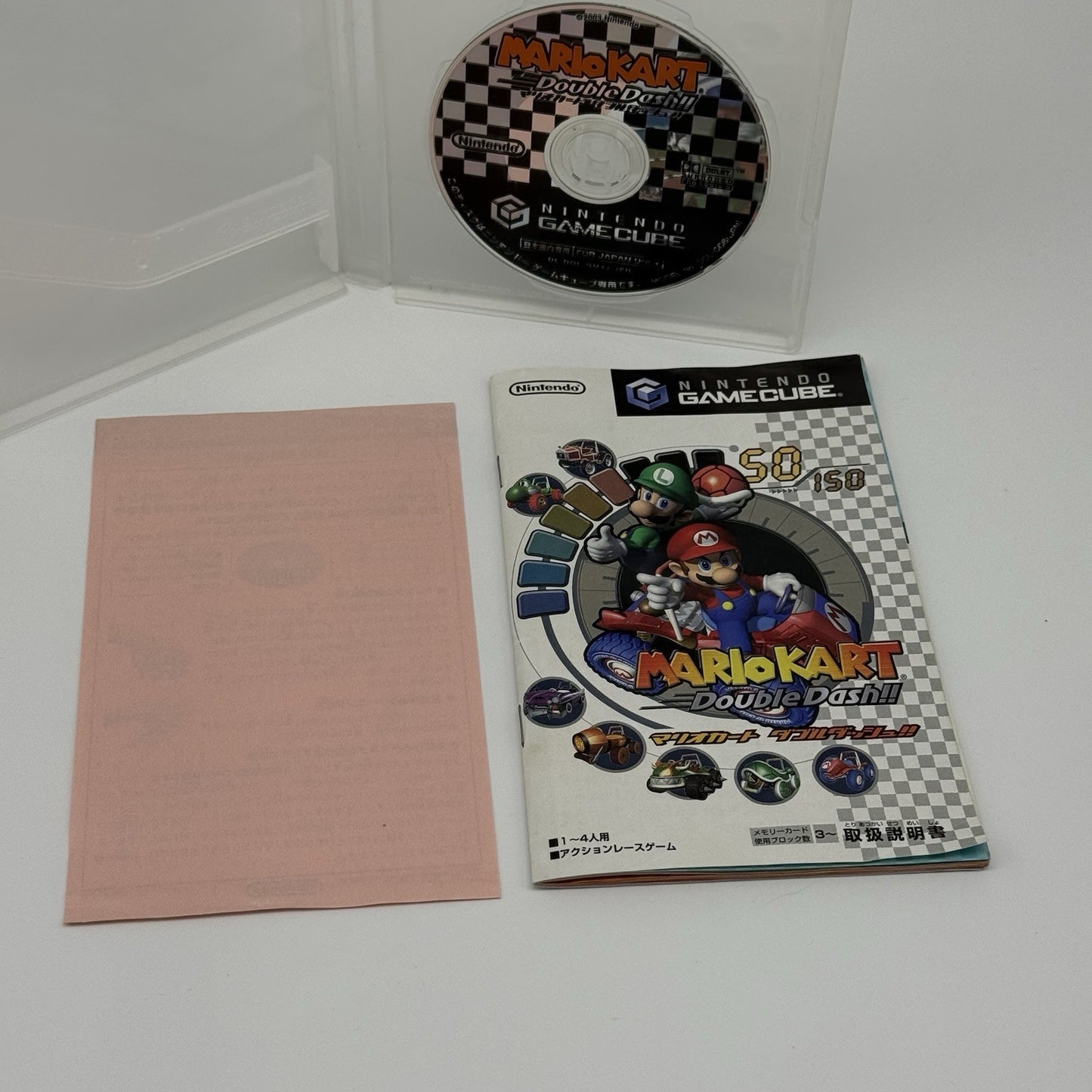 Mario Kart Double Dash!! GameCube Nintendo GC JP Japanese Game w/Manual - Tested3