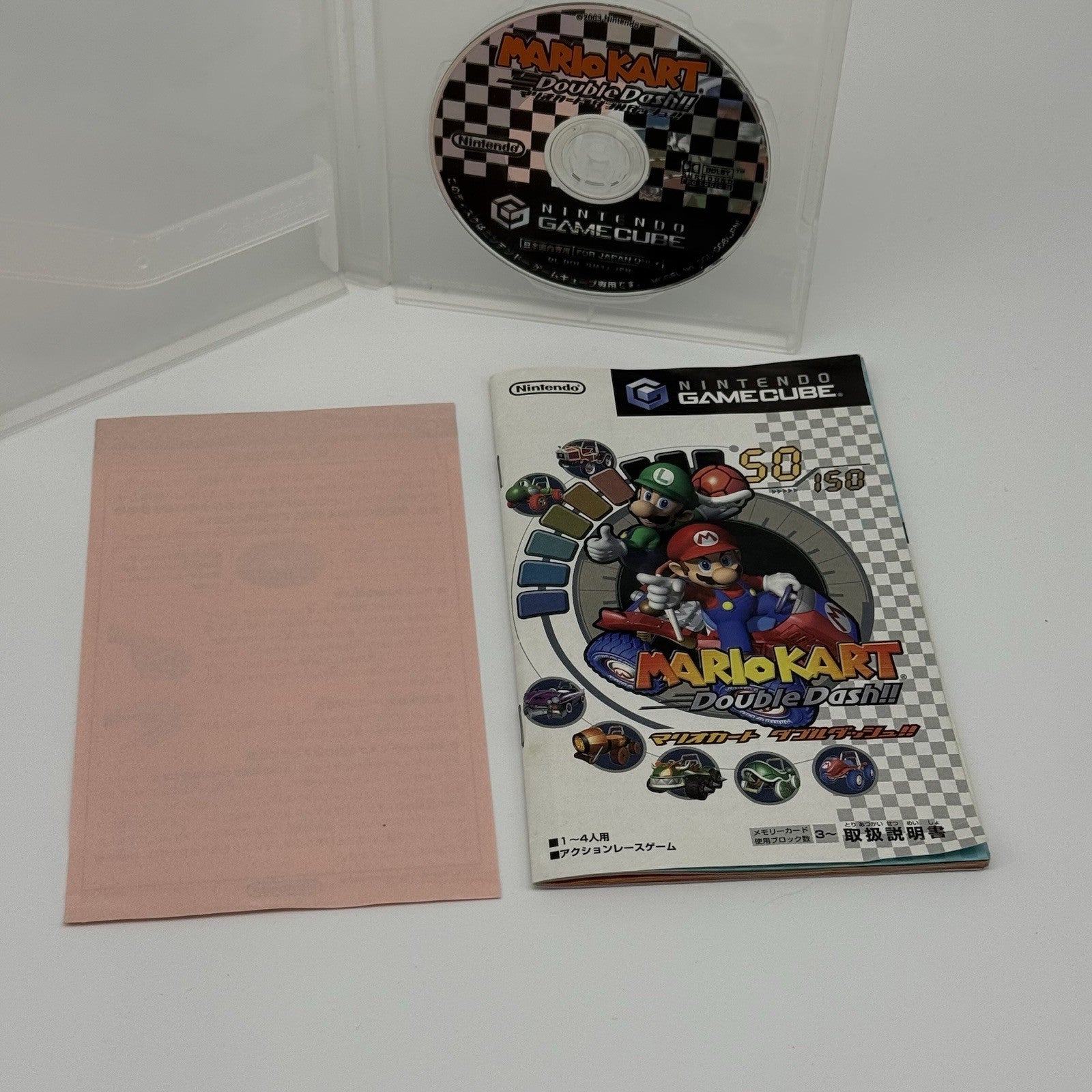 Mario Kart Double Dash!! GameCube Nintendo GC JP Japanese Game w/Manual - Tested3