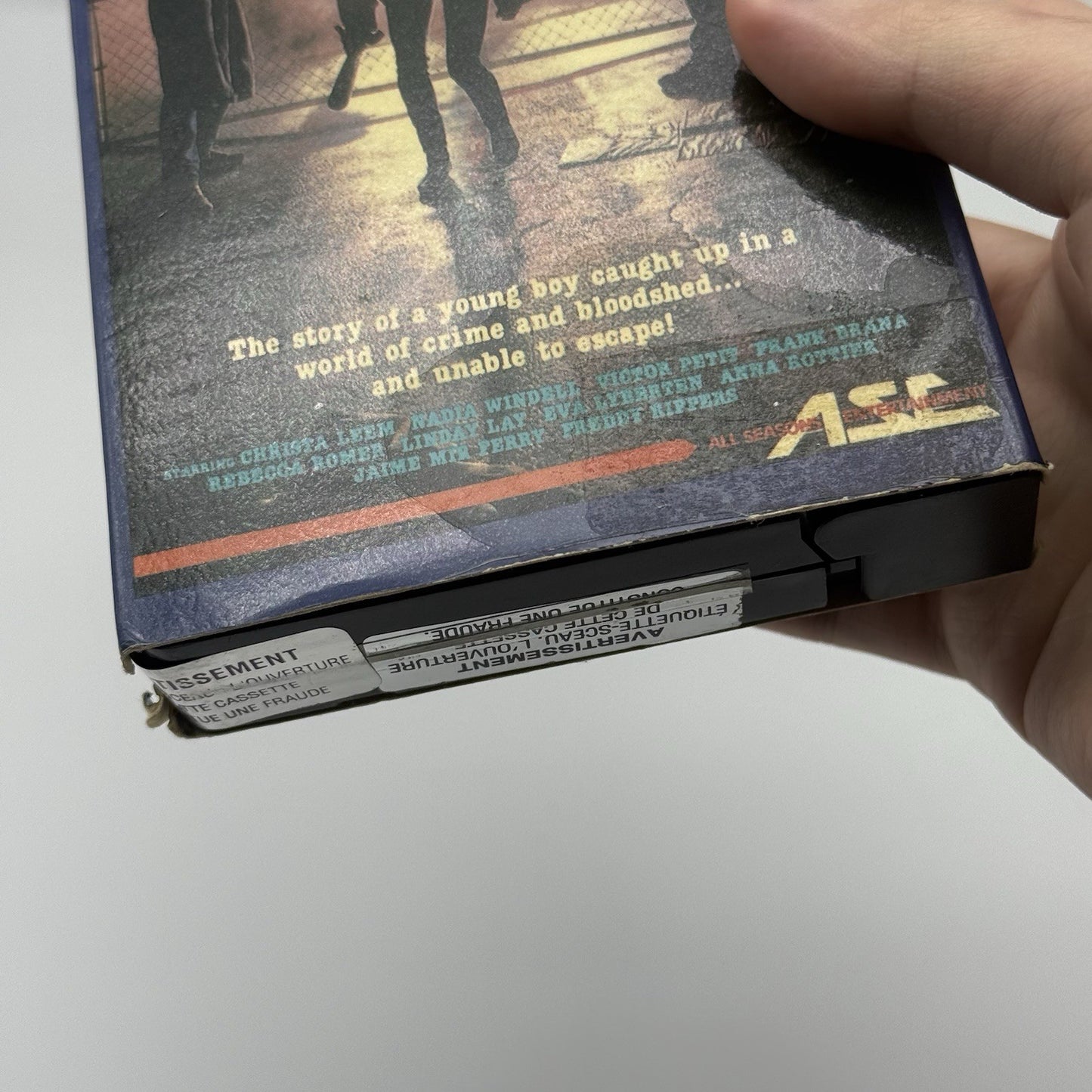 Street Warriors VHS Tape Cult Movie Rare VTG Vintage Tested16