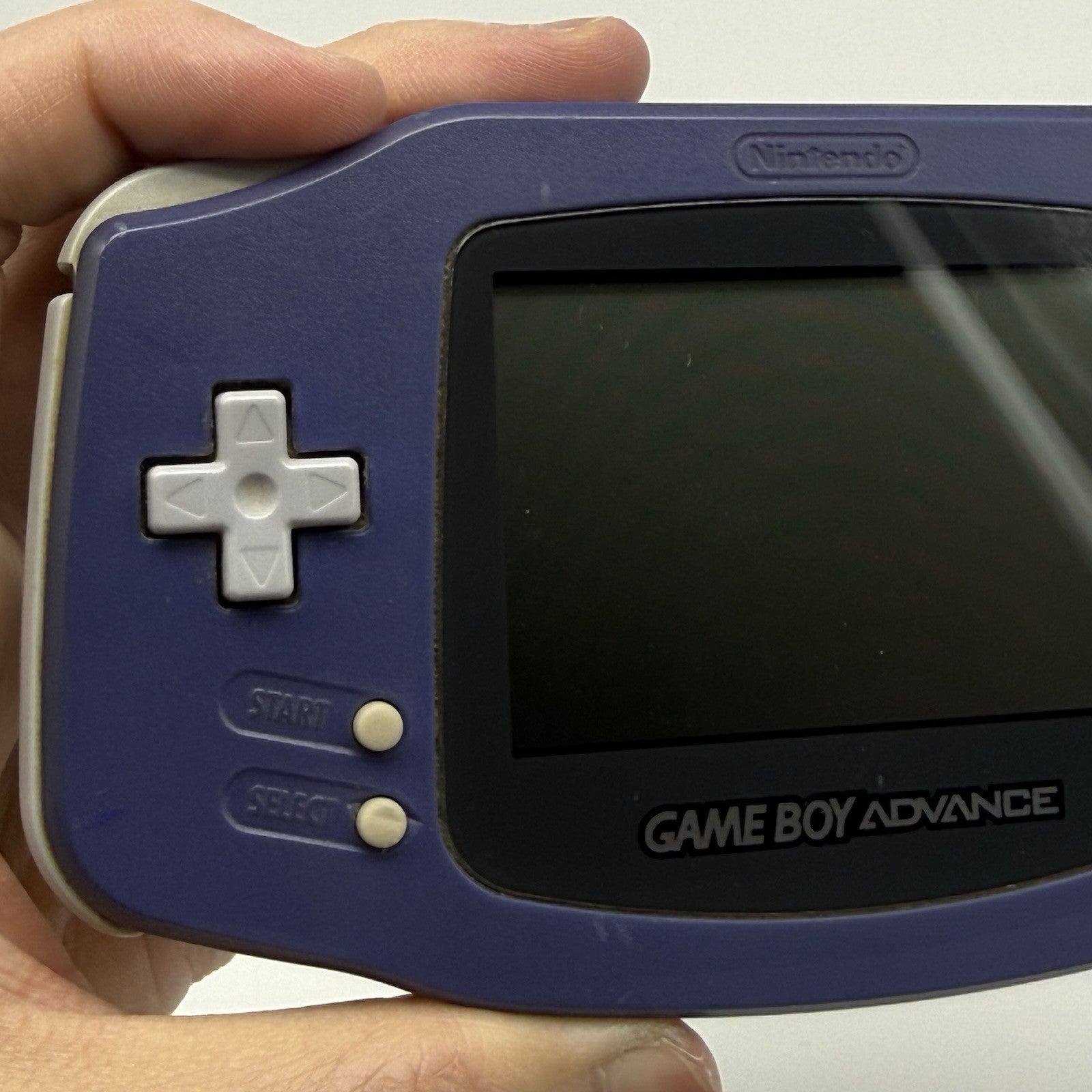 Nintendo Game Boy Advance GBA Console AGB-001 Indigo Purple OEM - Tested Working13