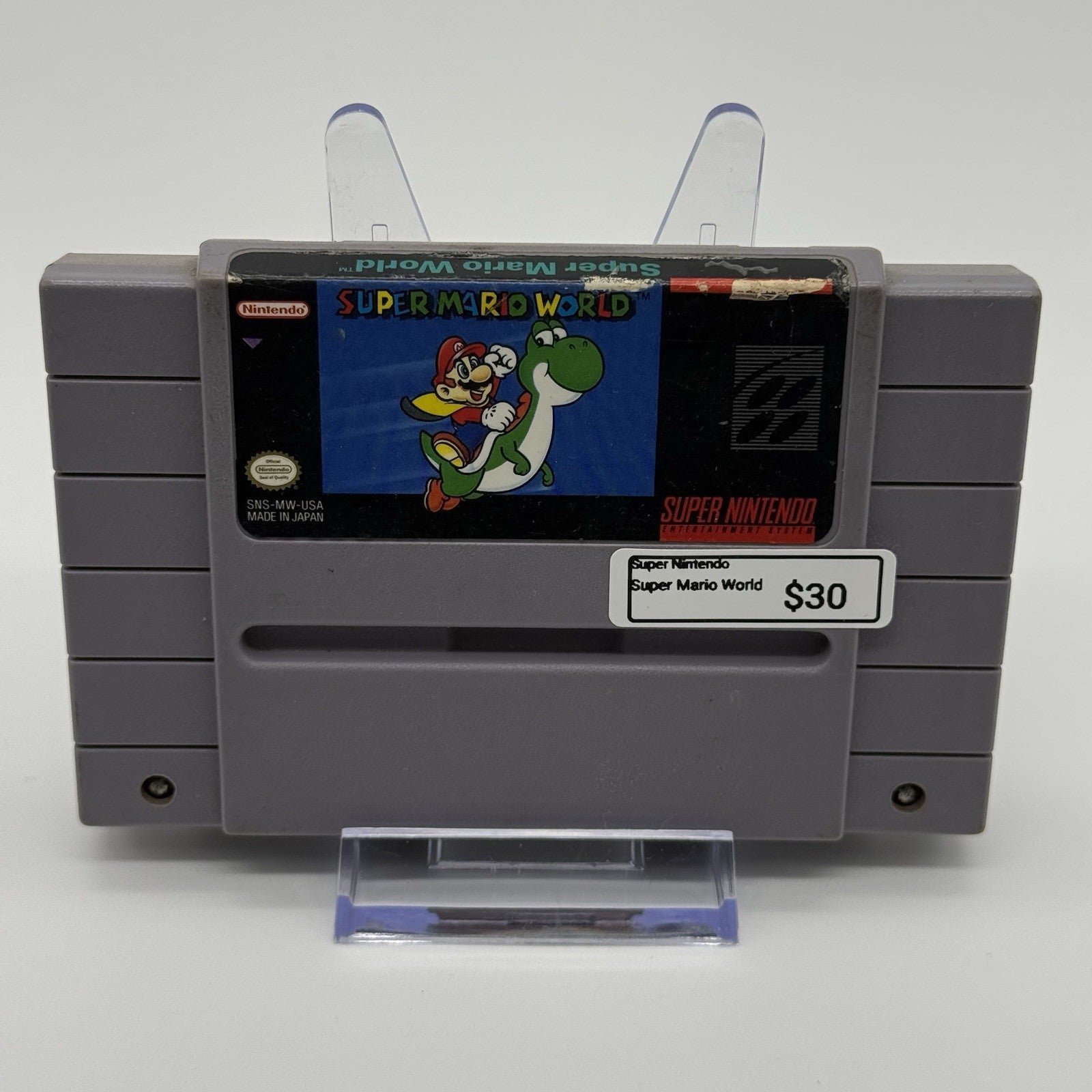 Super Mario World SNES Cartridge Tested0