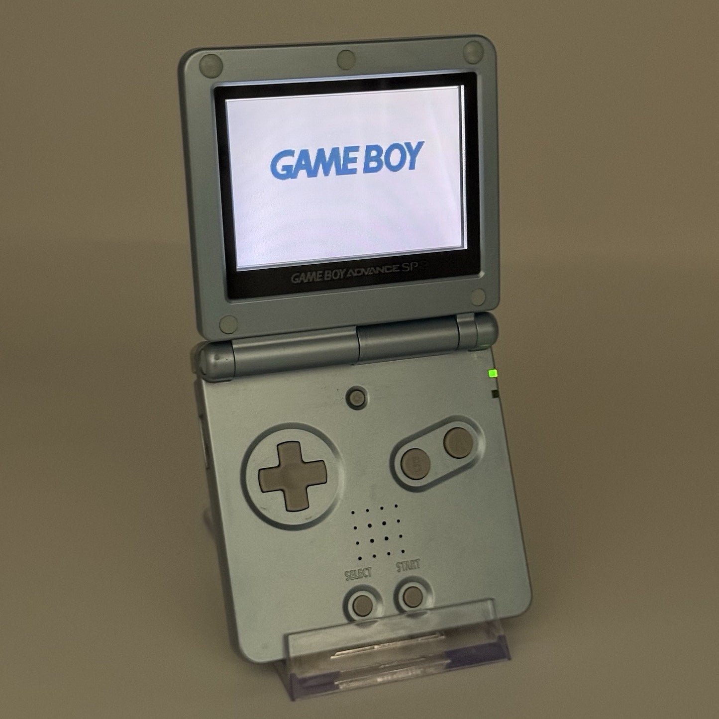 Nintendo Gameboy Advance GBA SP Pearl Blue Console AGS 001 w/Charger   Tested1