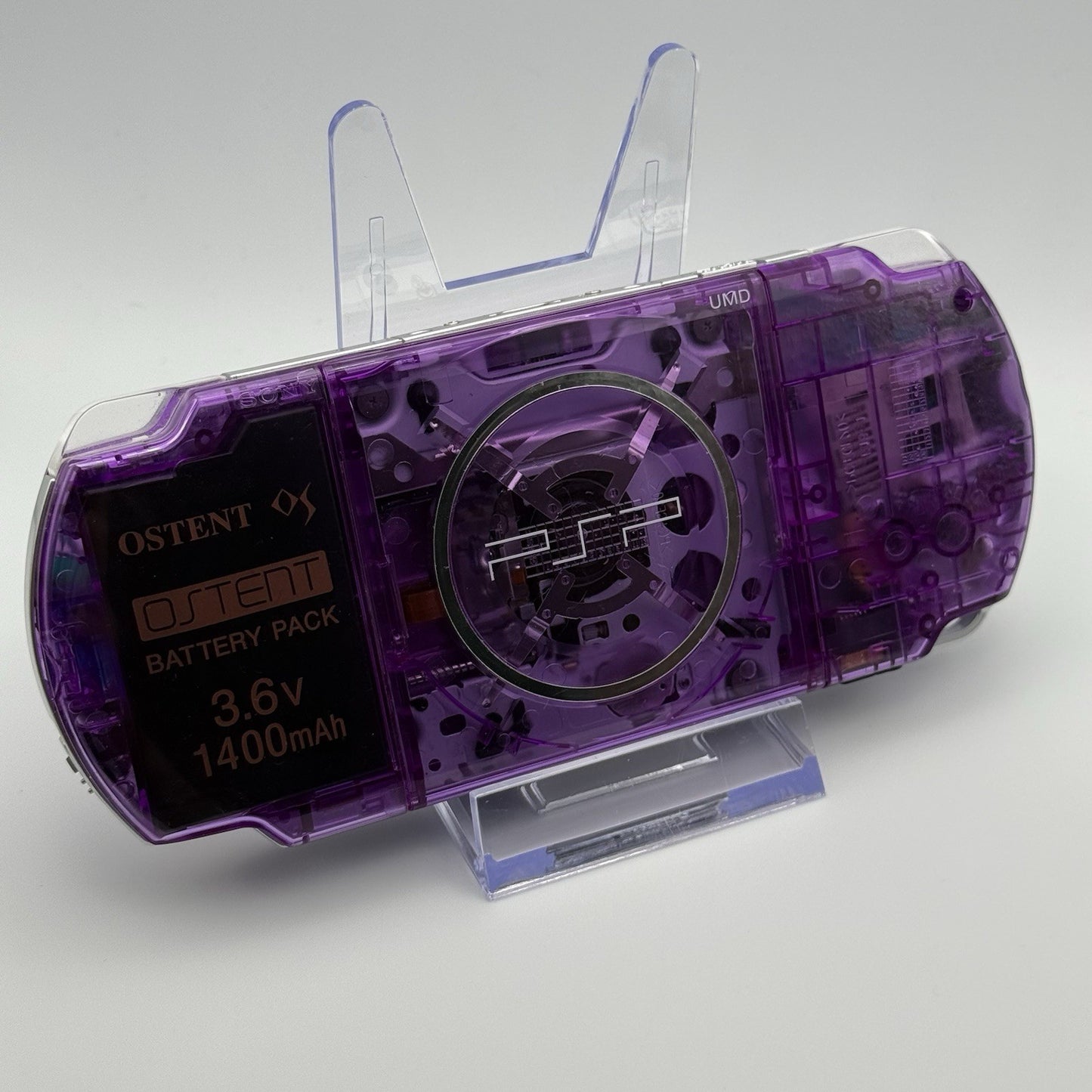Sony PSP-3000 Playstation Portable Console Clear Purple w/Accessories - Tested2