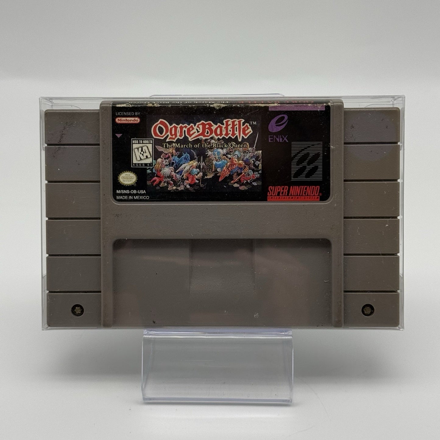 Ogre Battle: The March of the Black Queen Super Nintendo SNES Authentic - Tested0