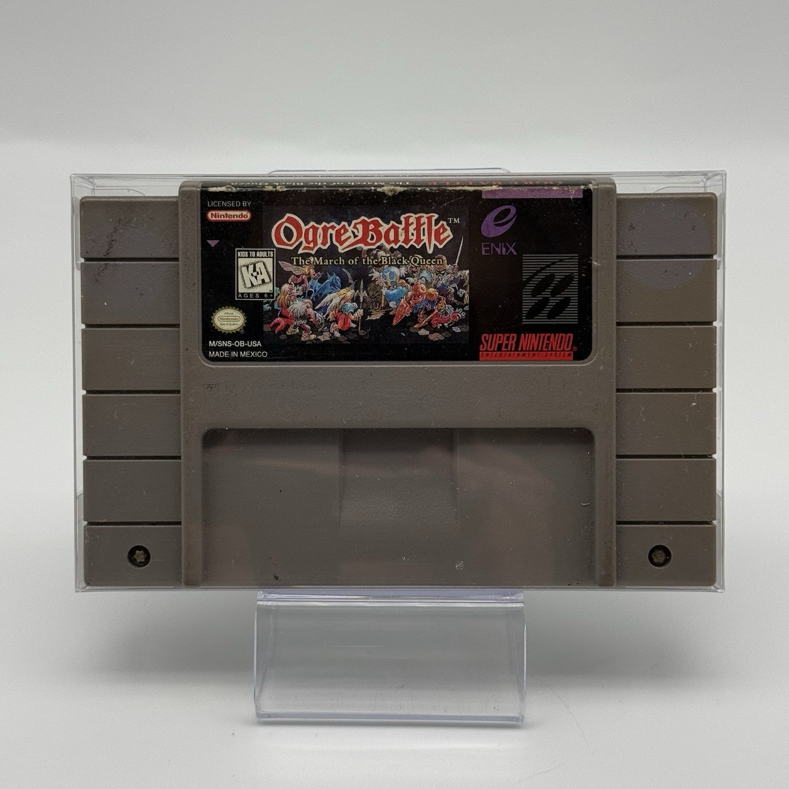 Ogre Battle: The March of the Black Queen Super Nintendo SNES Authentic - Tested0