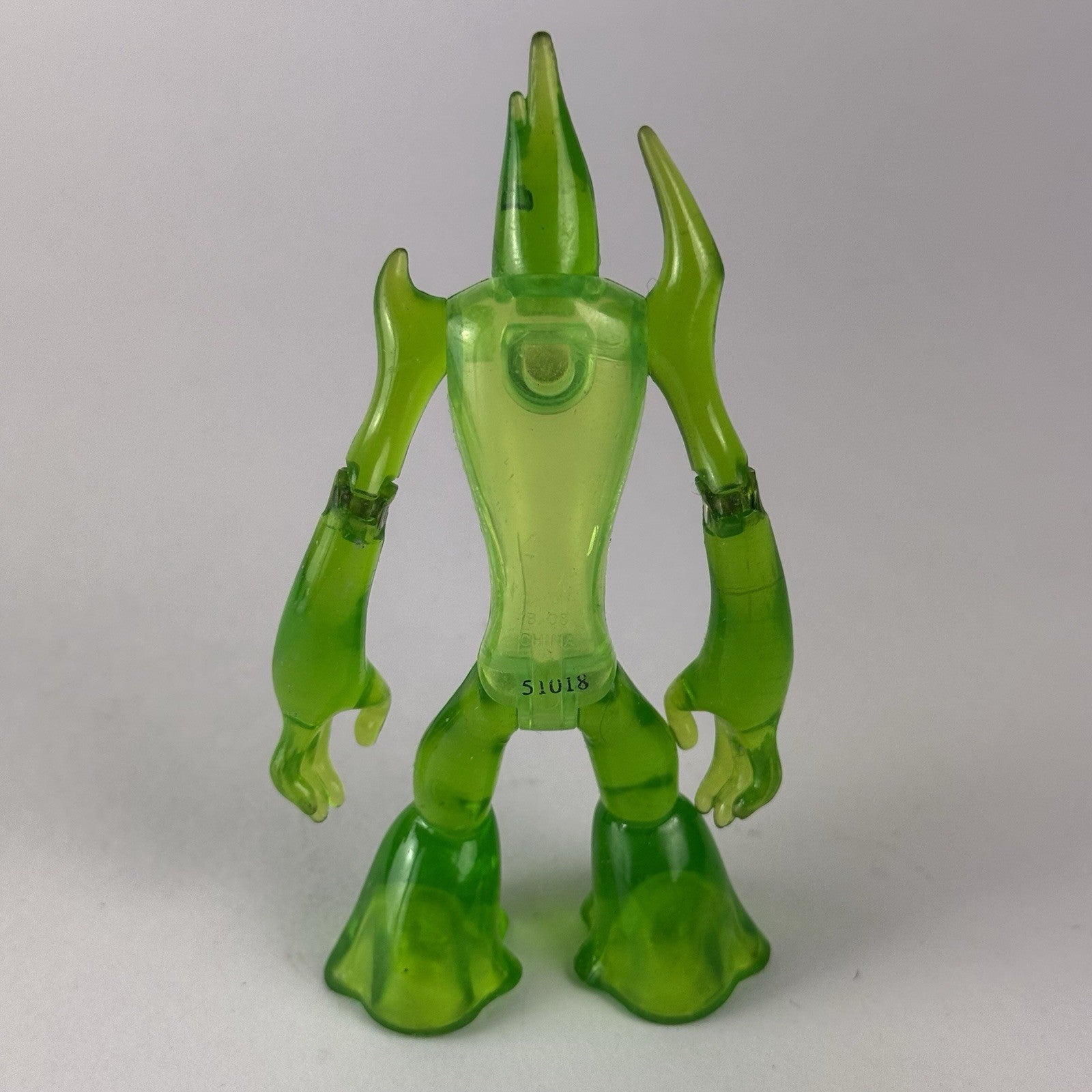 Ben 10 Alien Force Clear Green Goop Loose Action Figure 4" CN Bandai 20081