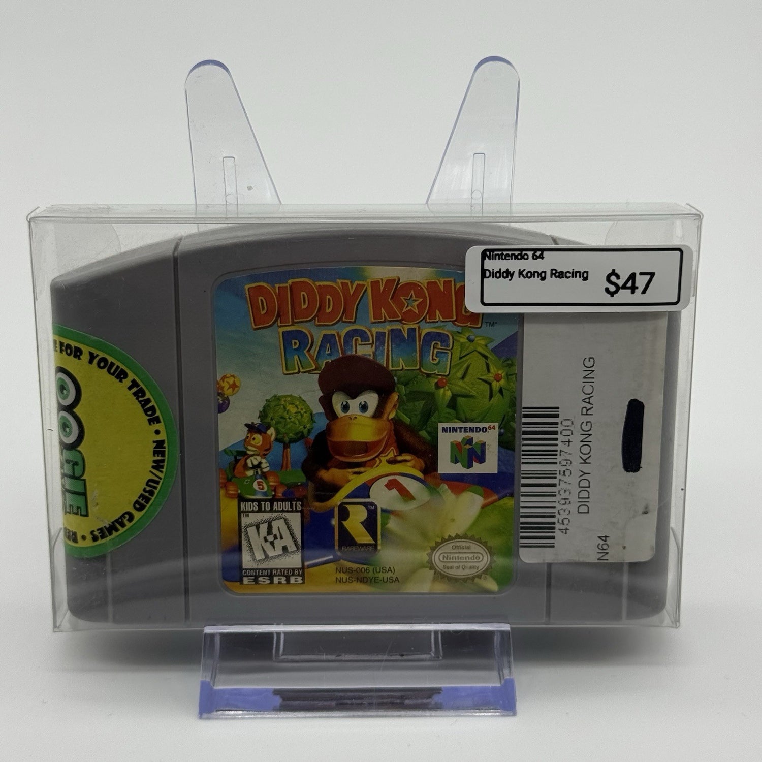 Diddy Kong Racing (Nintendo 64, 1997) N64 Cart Only Authentic 0