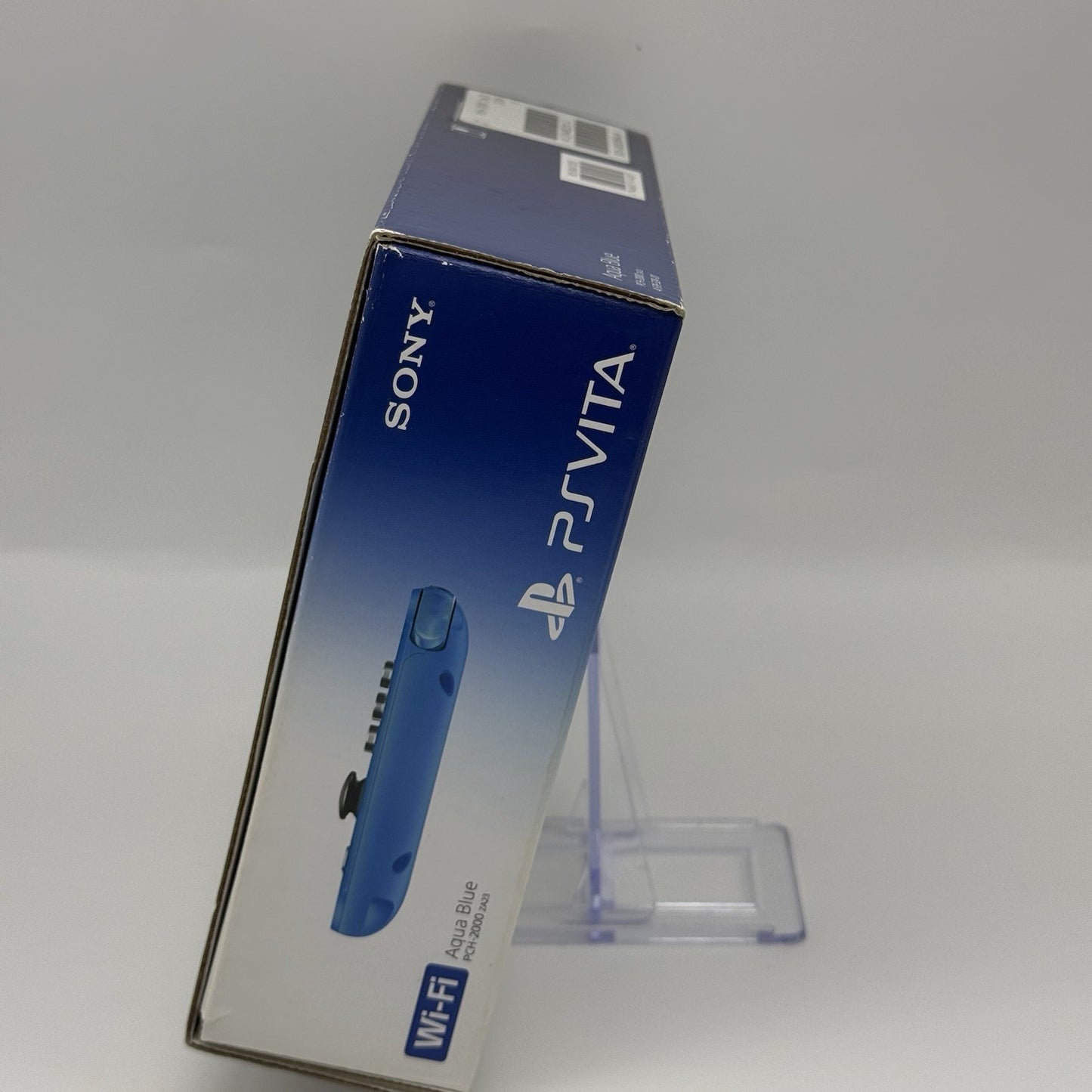 PS Vita PCH-2000 Console w/Box, Case, Charger Region Free Aqua Blue - Tested USA19