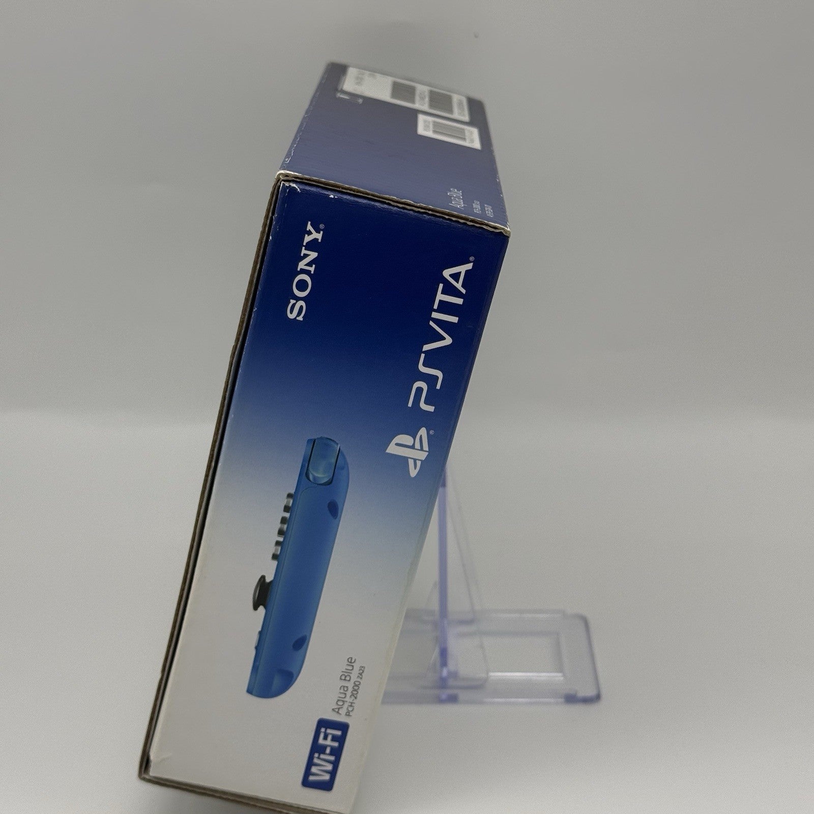 PS Vita PCH-2000 Console w/Box, Case, Charger Region Free Aqua Blue - Tested USA19