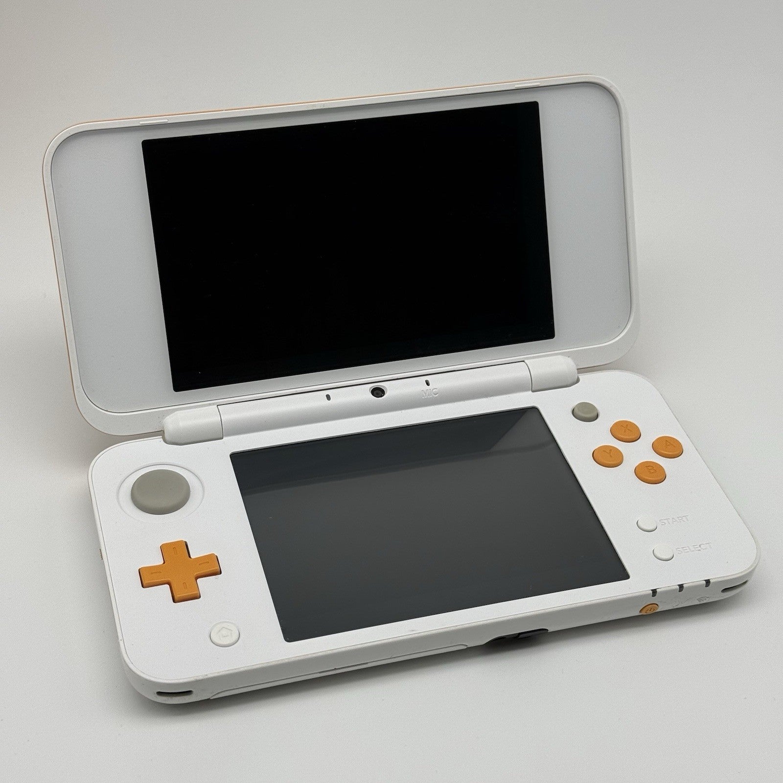 “new” Nintendo 2DS 3DS XL Console White Orange Console, Charger, Box - Tested2