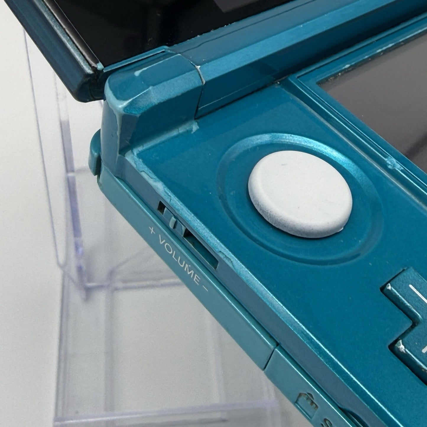 Nintendo 3DS Handheld Console Aqua Blue Glass Lens Region Free NTSC-J - Tested18