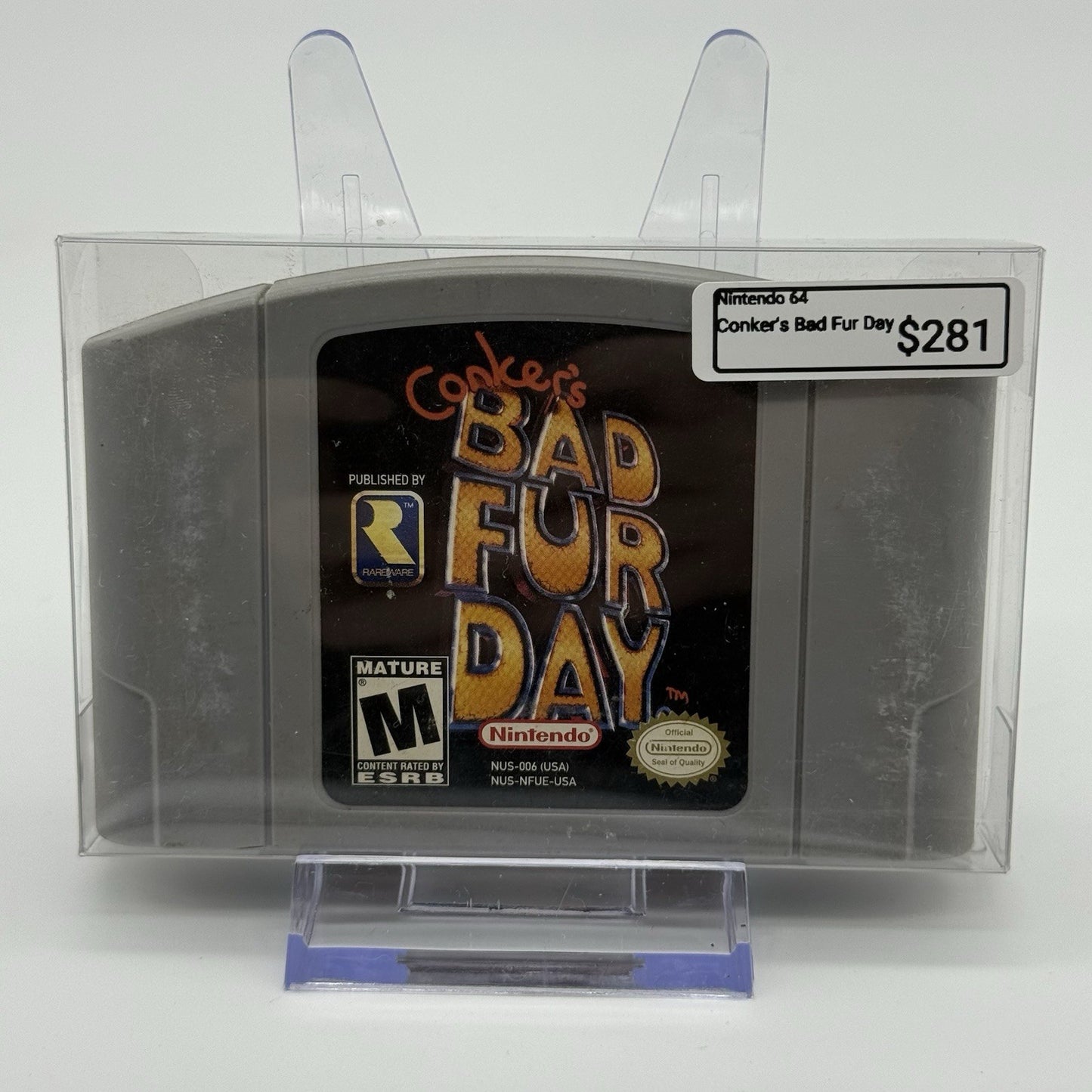 Conker's Bad Fur Day - Nintendo (N64) Cartridge - Authentic Game - TESTED Works2