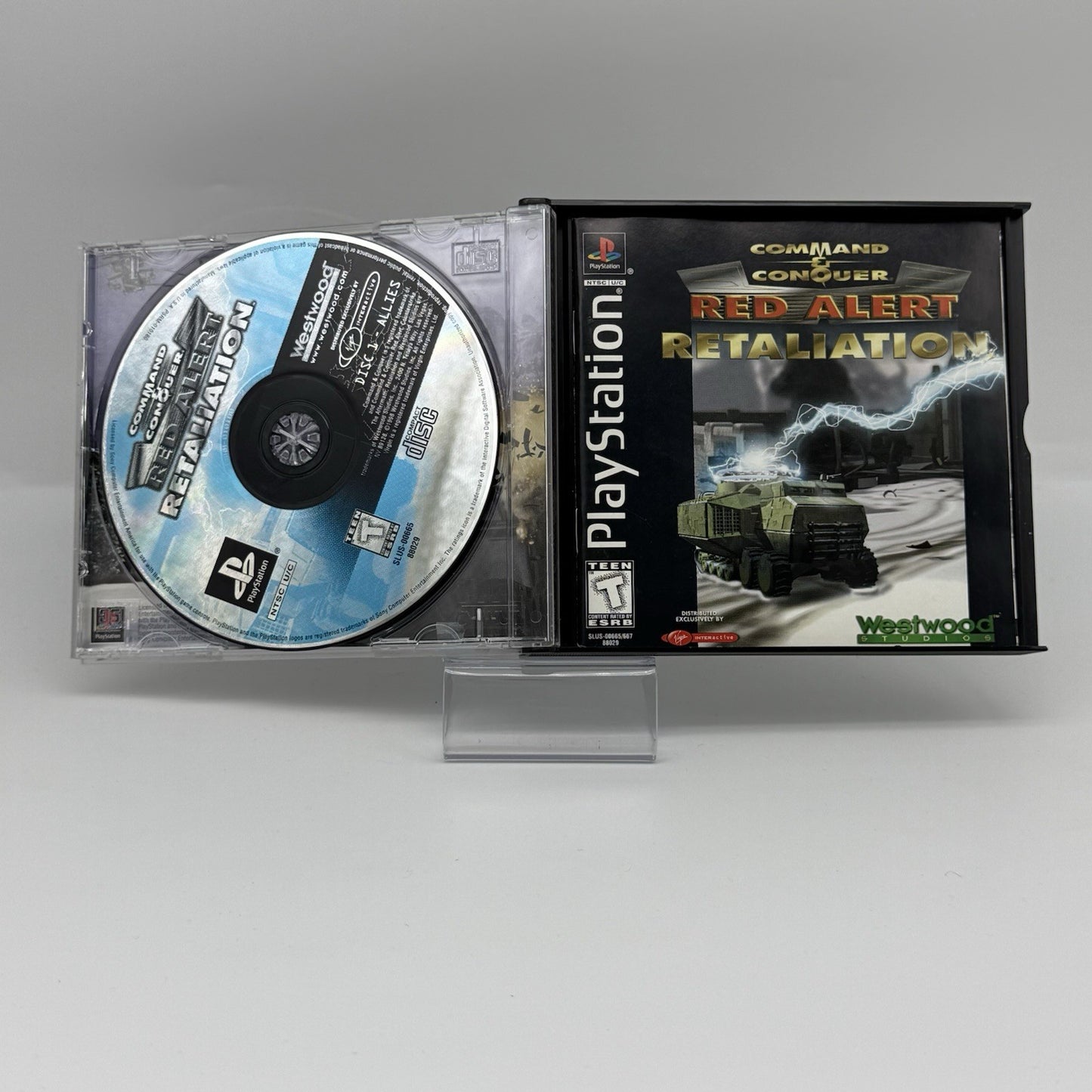 Command & Conquer: Red Alert Retaliation PS1 (Sony PlayStation 1) Complete CIB1