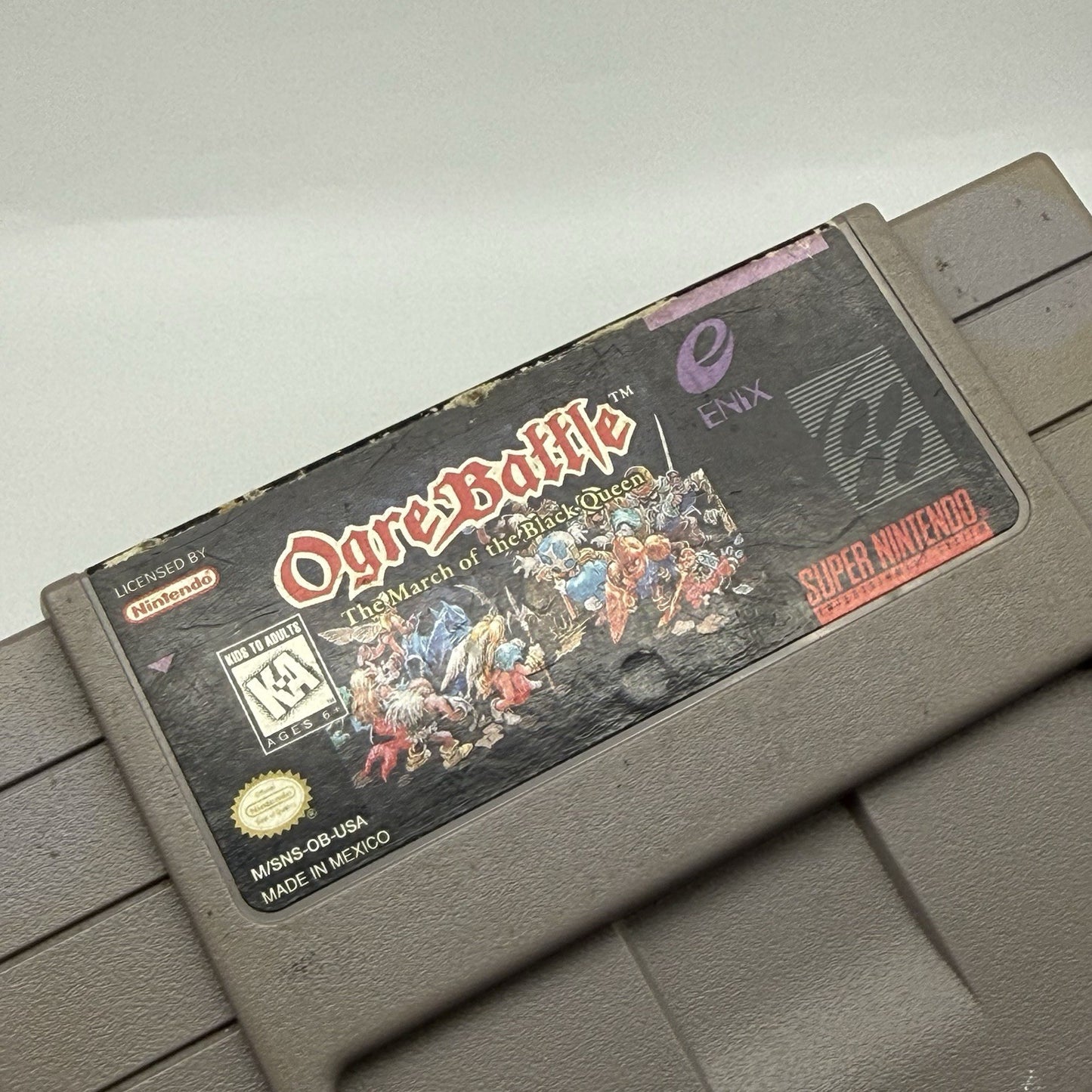 Ogre Battle: The March of the Black Queen Super Nintendo SNES Authentic - Tested10