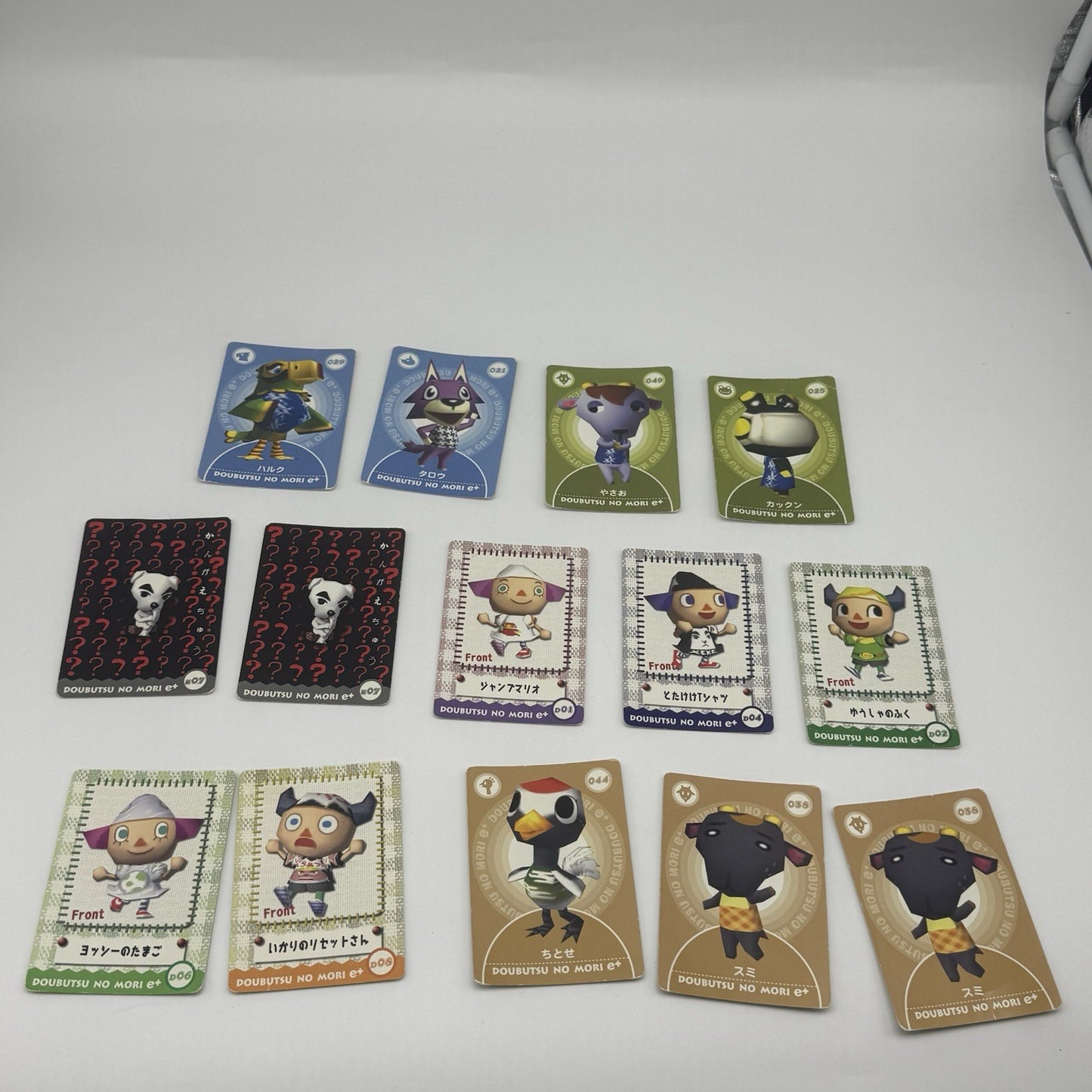 Animal Crossing e-Reader Cards Lot Of 41 Japanese JP Doubutsu no Mori GC GBA3
