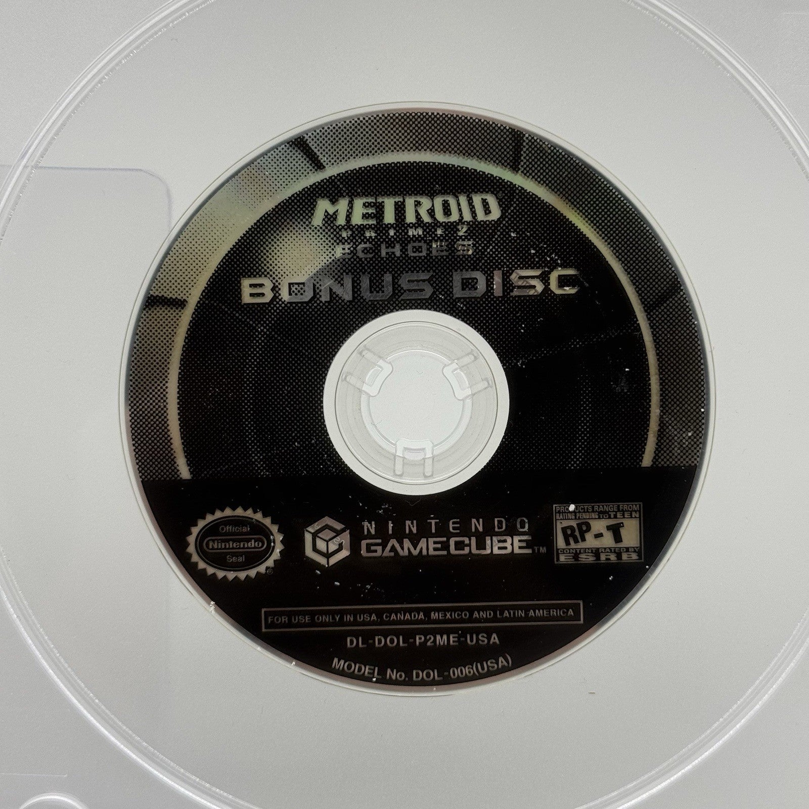 Metroid Prime 2 Echoes Bonus Disc (Nintendo GameCube, 2004) Disc Only - Tested1
