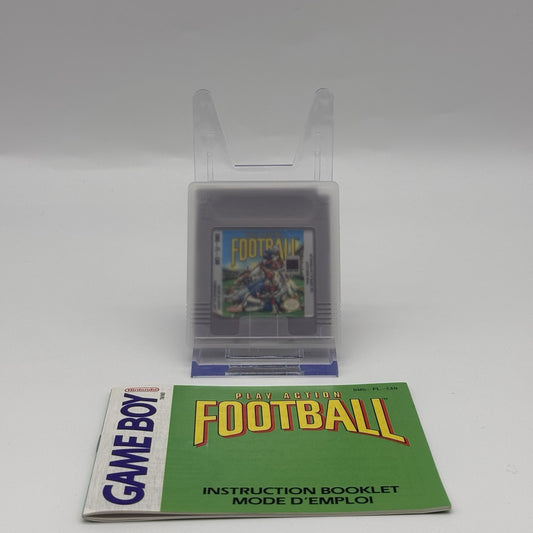 Play Action Football (Game Boy, 1991) Cartridge And Manual0