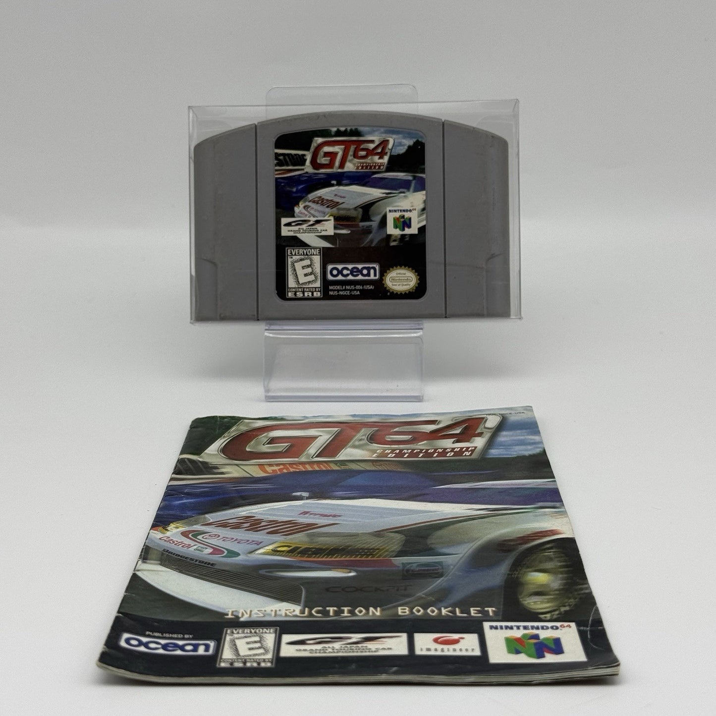 GT64 Championship Edition Nintendo 64 N64 Game Cartridge w/Manual - Tested0