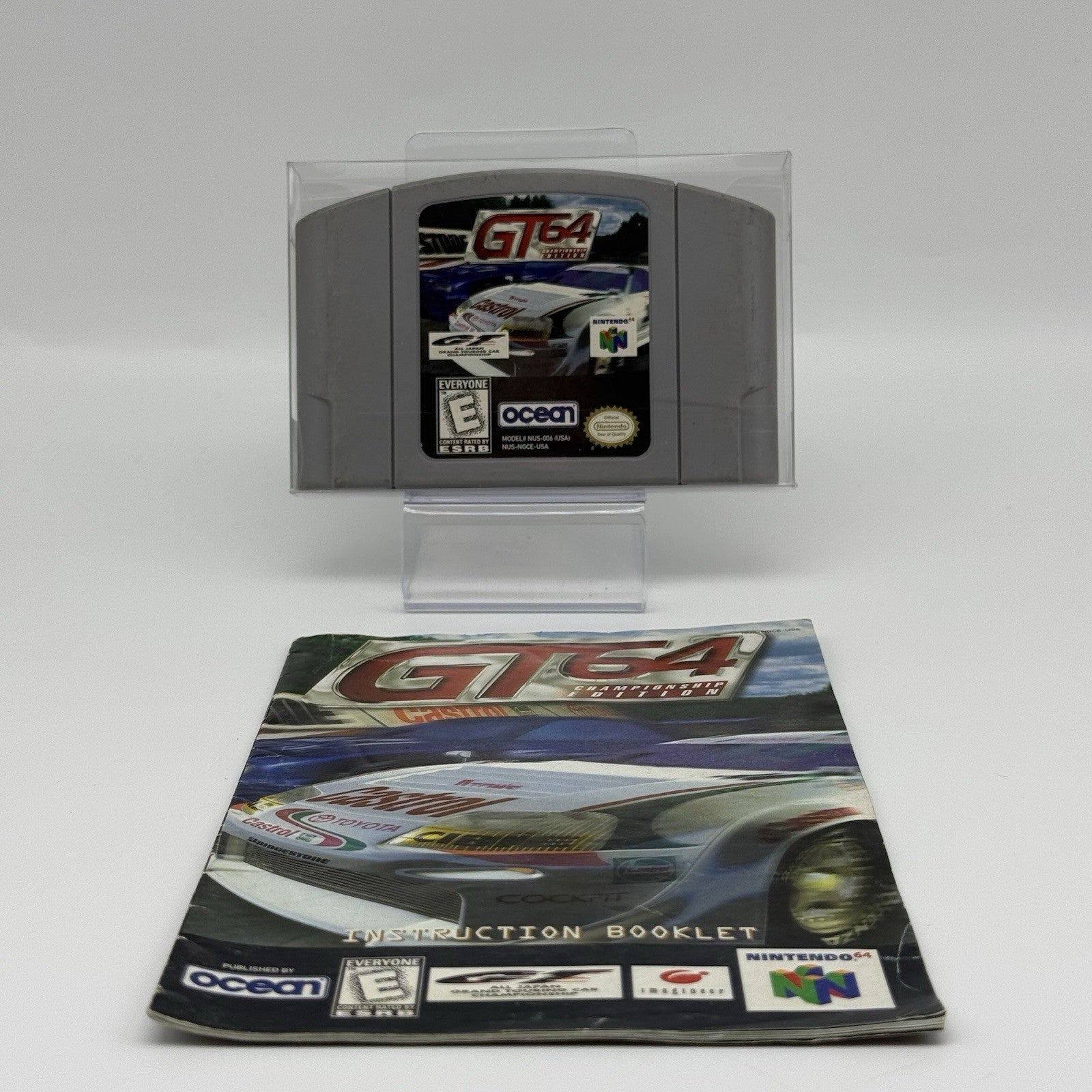 GT64 Championship Edition Nintendo 64 N64 Game Cartridge w/Manual - Tested0
