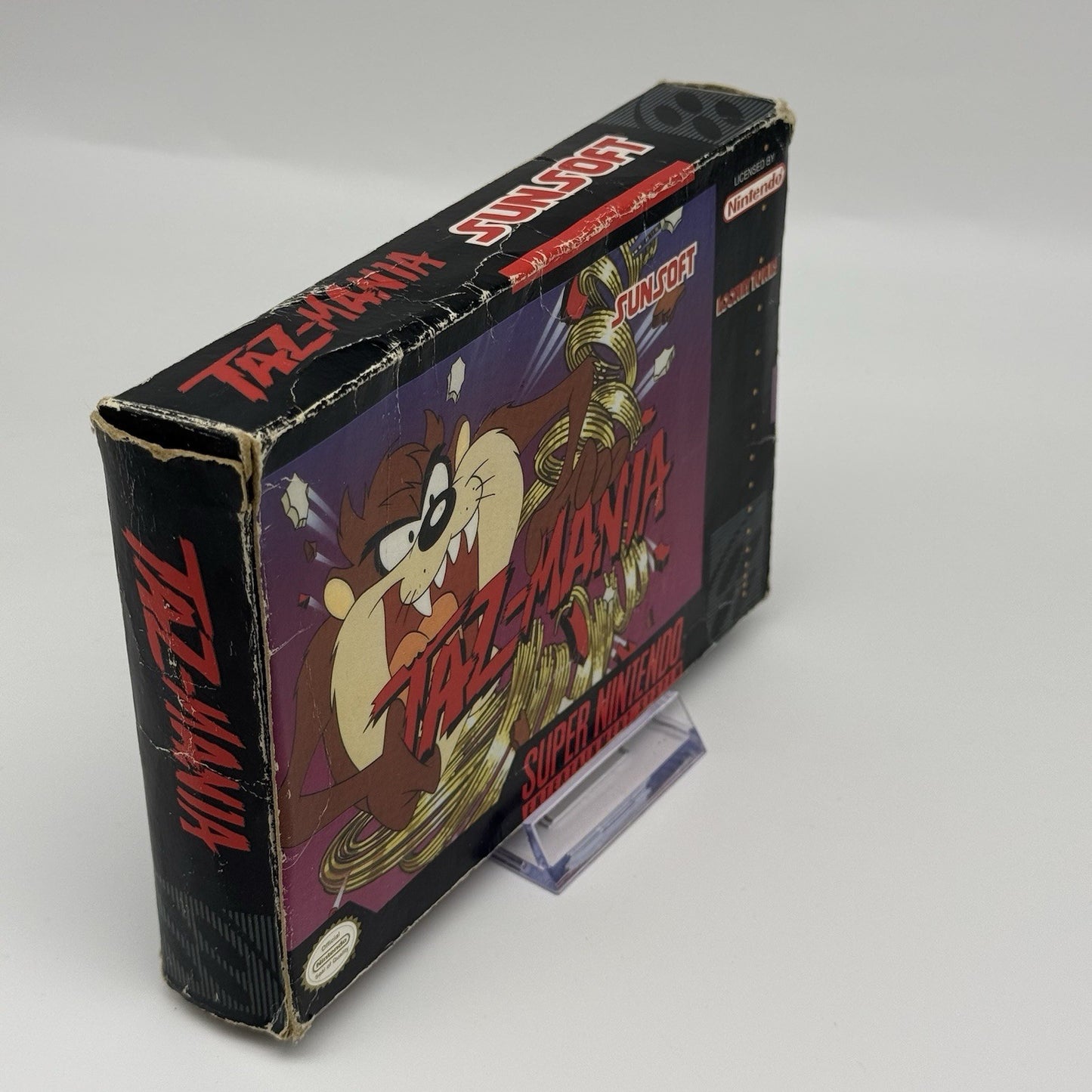 Taz-Mania (Super Nintendo SNES, 1993) Game CIB Complete in Box + Manual - Tested2