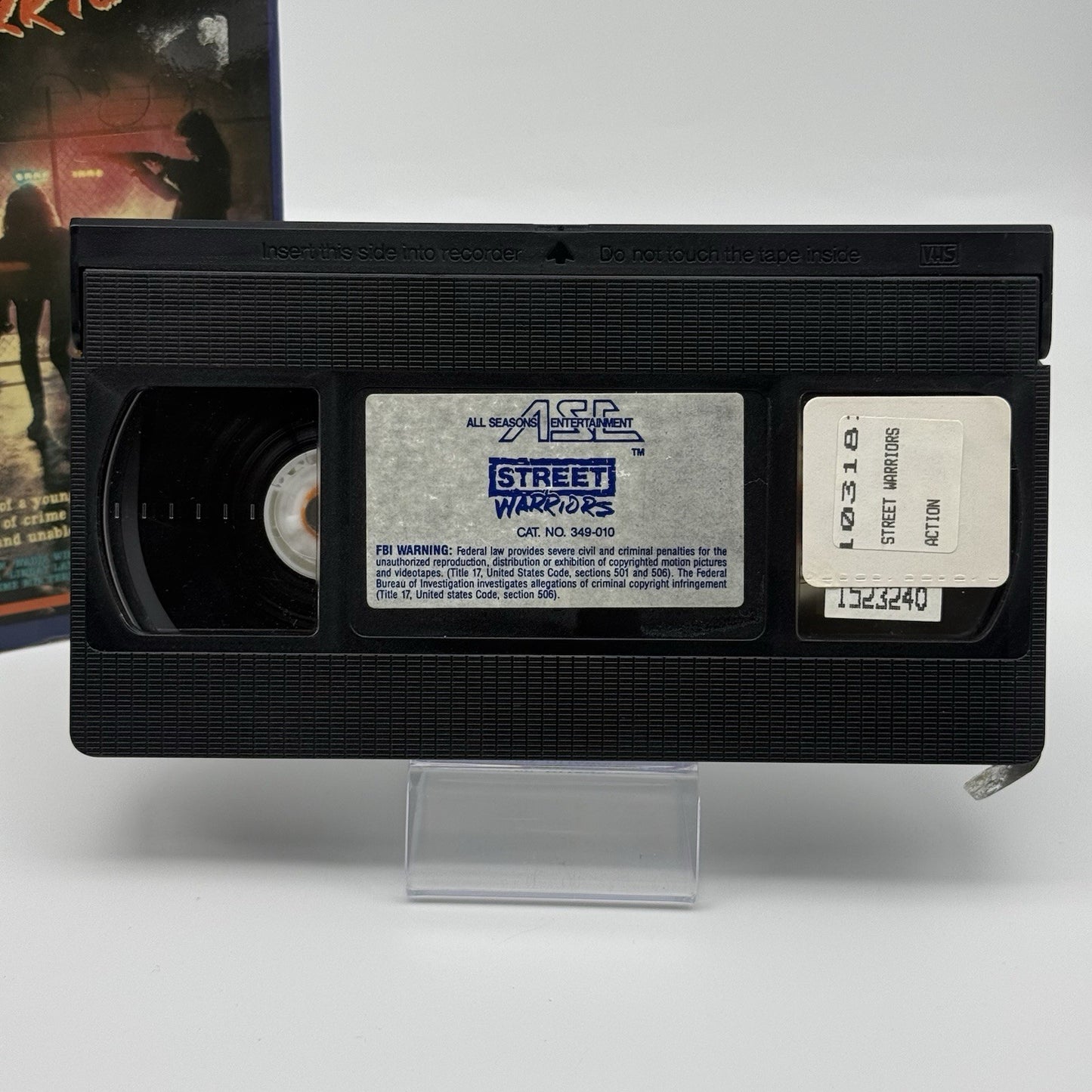 Street Warriors VHS Tape Cult Movie Rare VTG Vintage Tested2