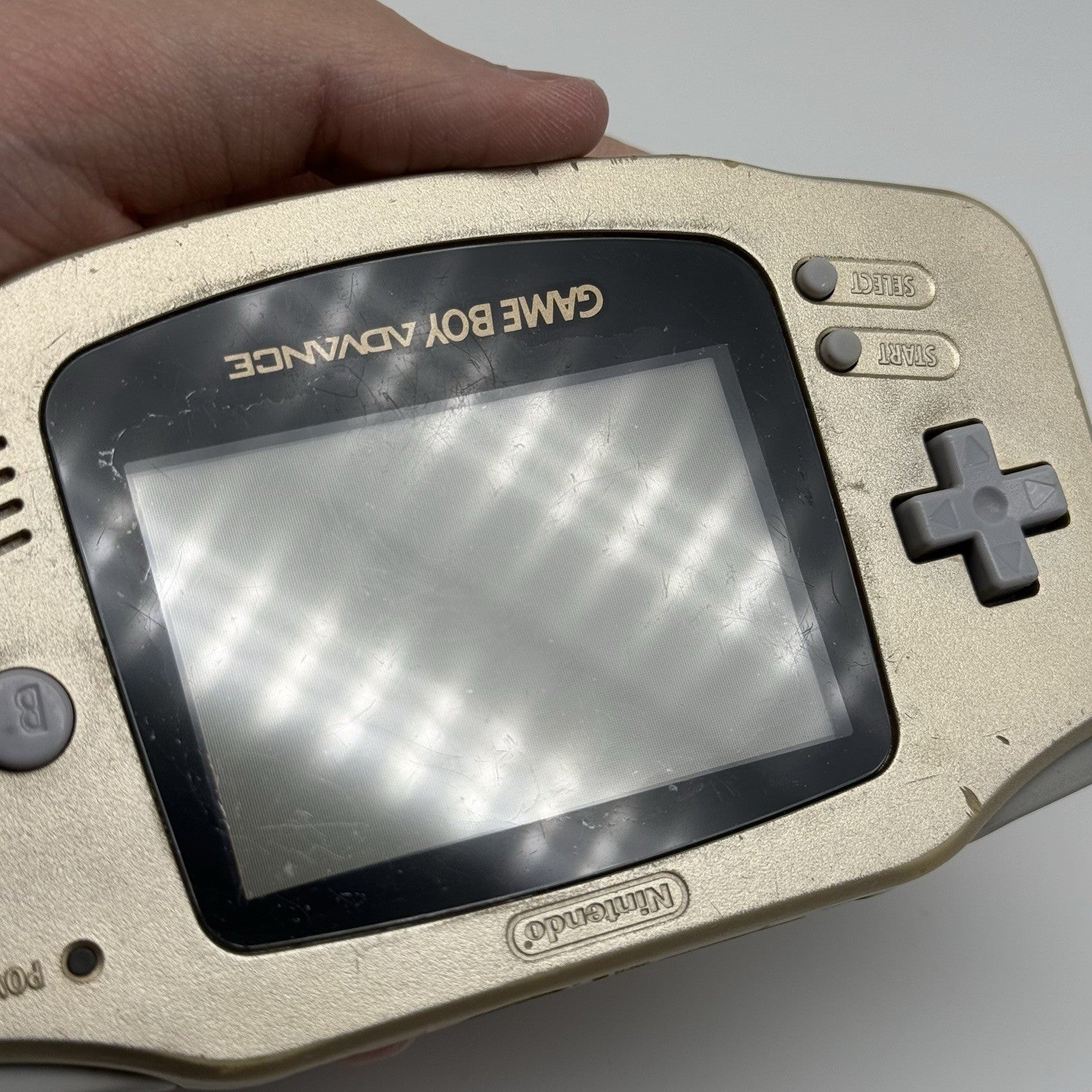 Nintendo Game Boy Advance GBA Console AGB-001 Gold OEM Rare - Tested Working16
