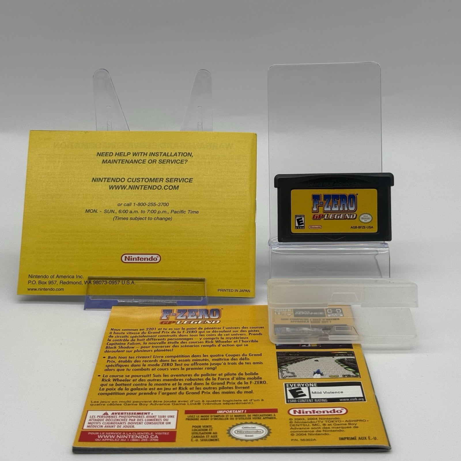 F-Zero GP Legend (Nintendo Game Boy Advance GBA) Manual Included3