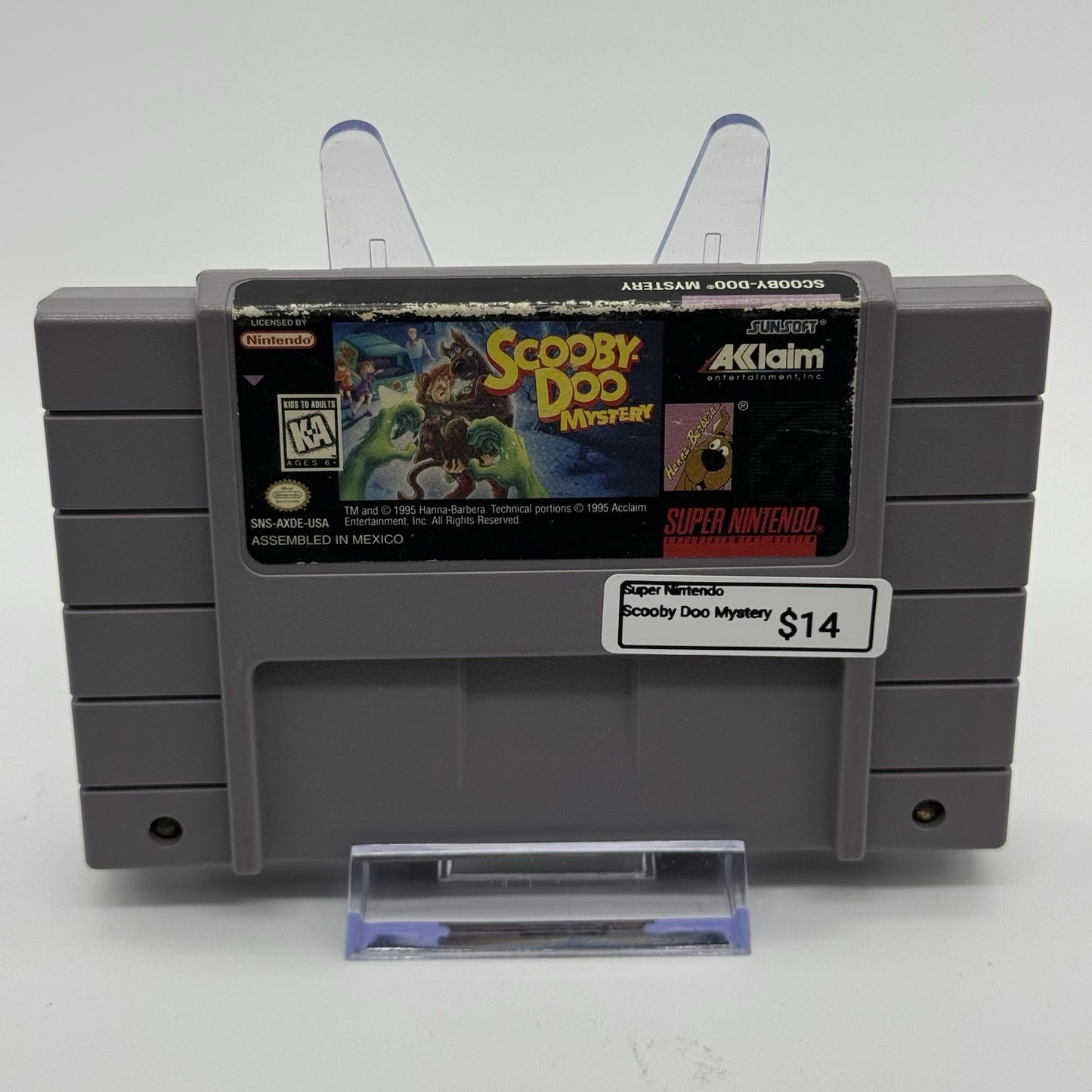 Scooby-Doo Mystery SNES Super Nintendo 1995 Cartridge Only0