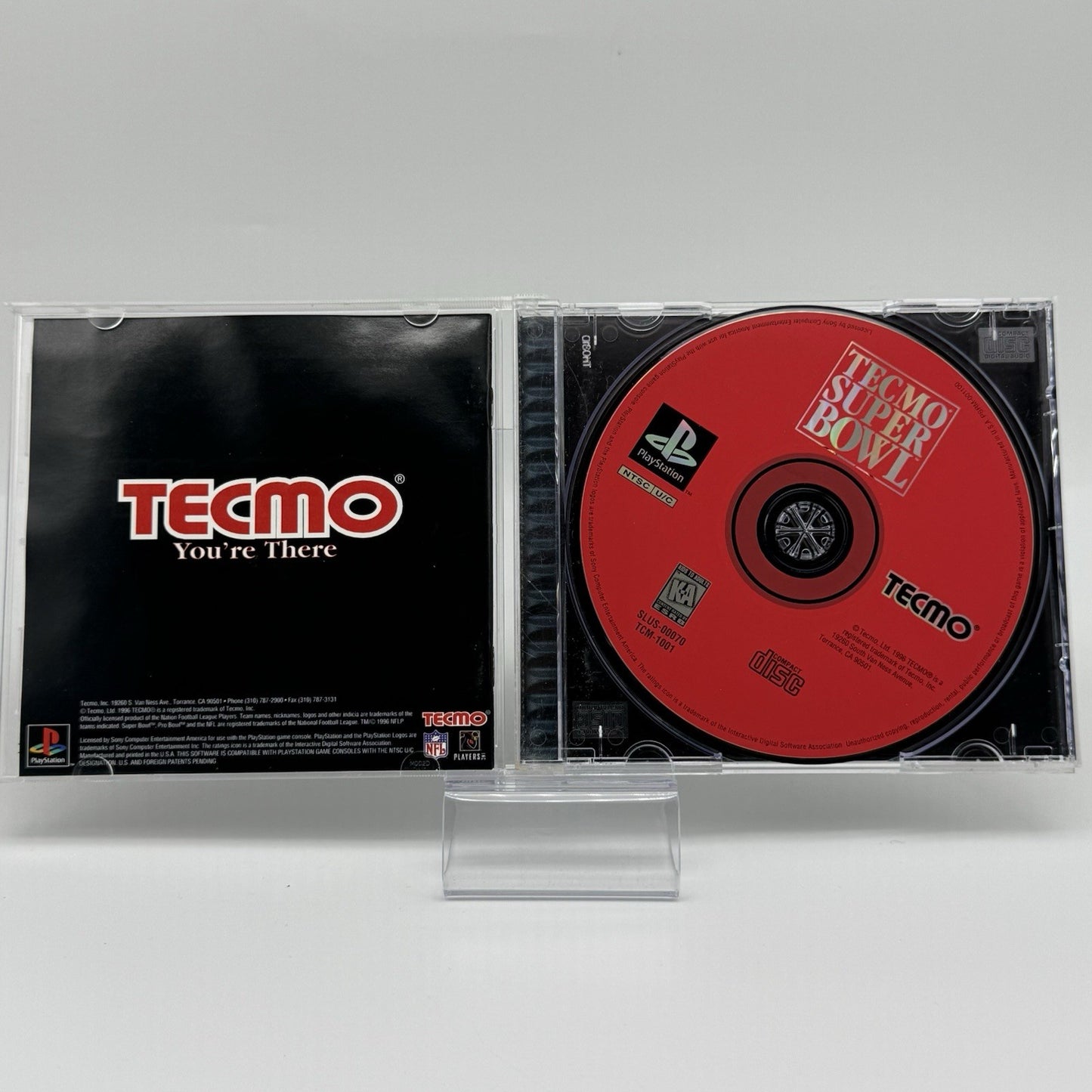 Tecmo Super Bowl (Sony PlayStation 1, 1996) PS1, Complete CIB Tested Working1