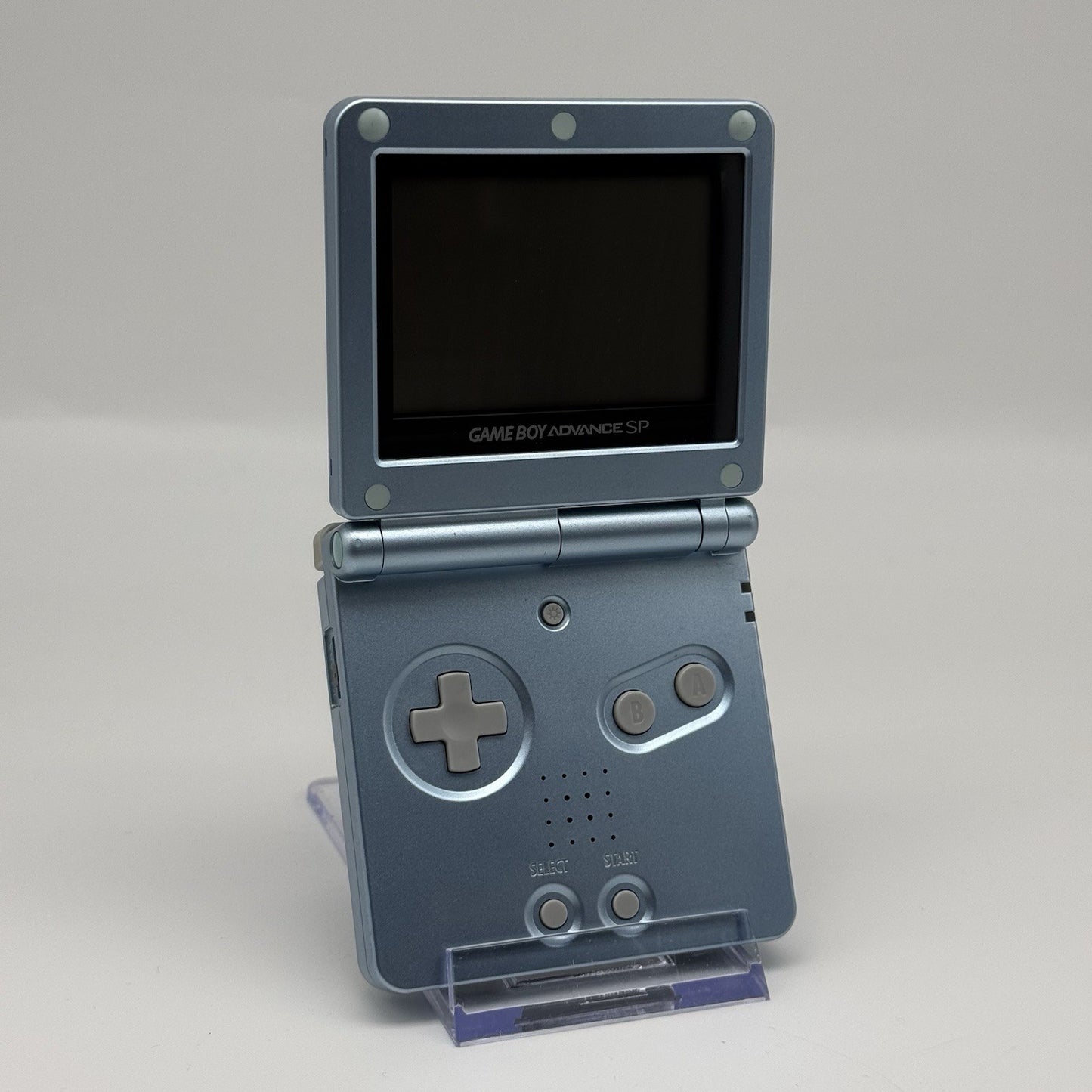 Nintendo Gameboy Advance GBA SP Pearl Blue Console AGS 001 w/Charger   Tested2