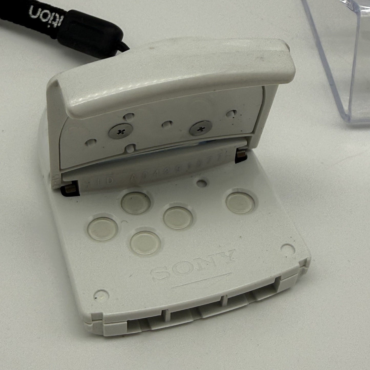 Sony Playstation Pocket Station White +Strap SCPH-4000 Japanese Tested US Seller3