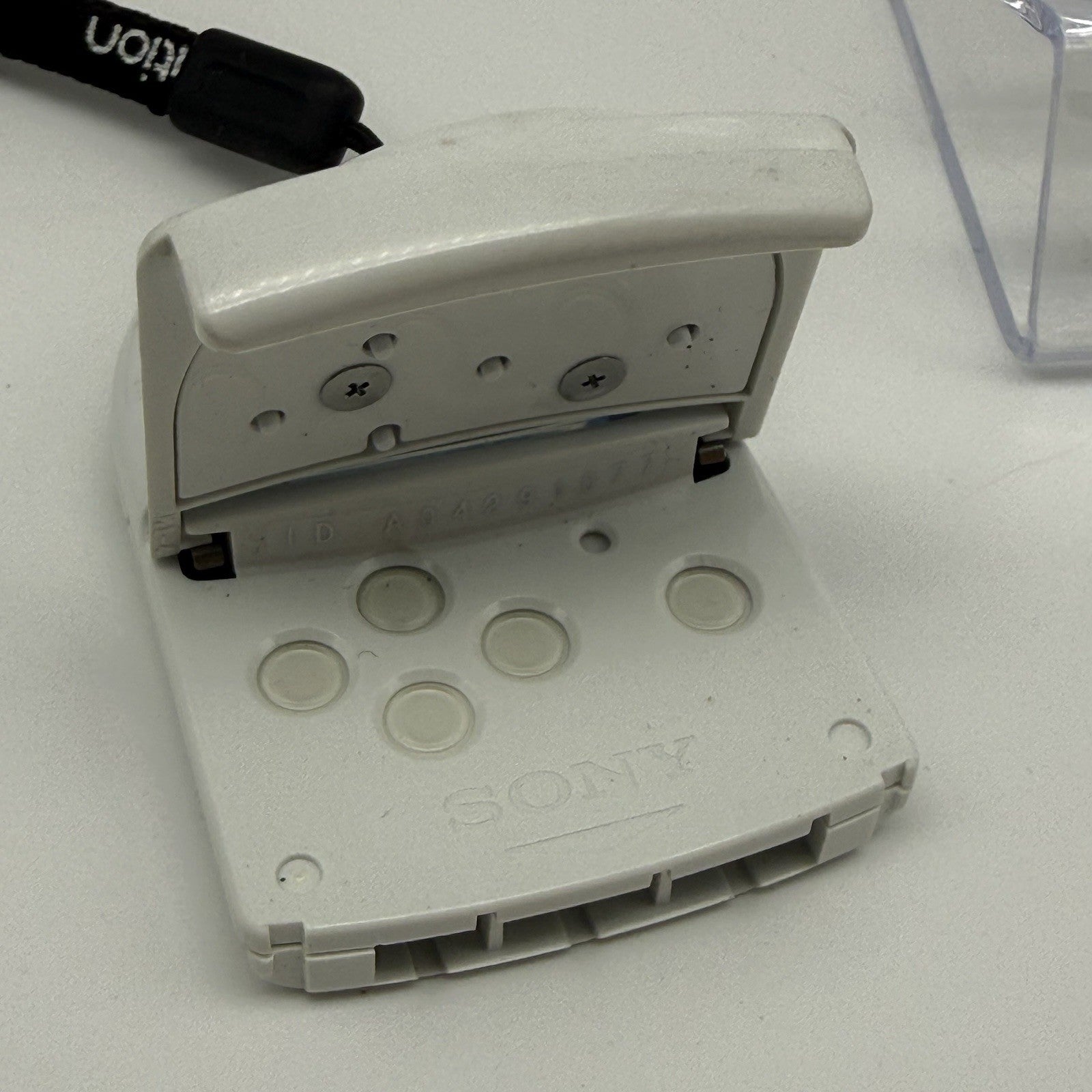 Sony Playstation Pocket Station White +Strap SCPH-4000 Japanese Tested US Seller3