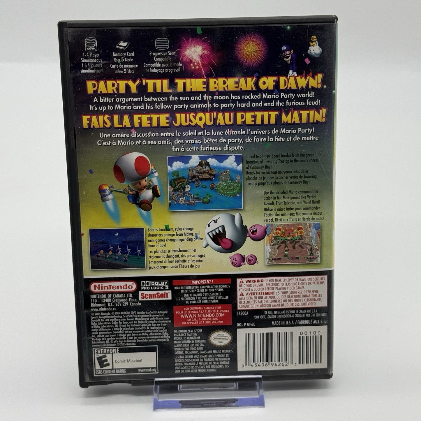 Mario Party 6 Gamecube CIB with Disc and Original Manual - Genuine & Tested2