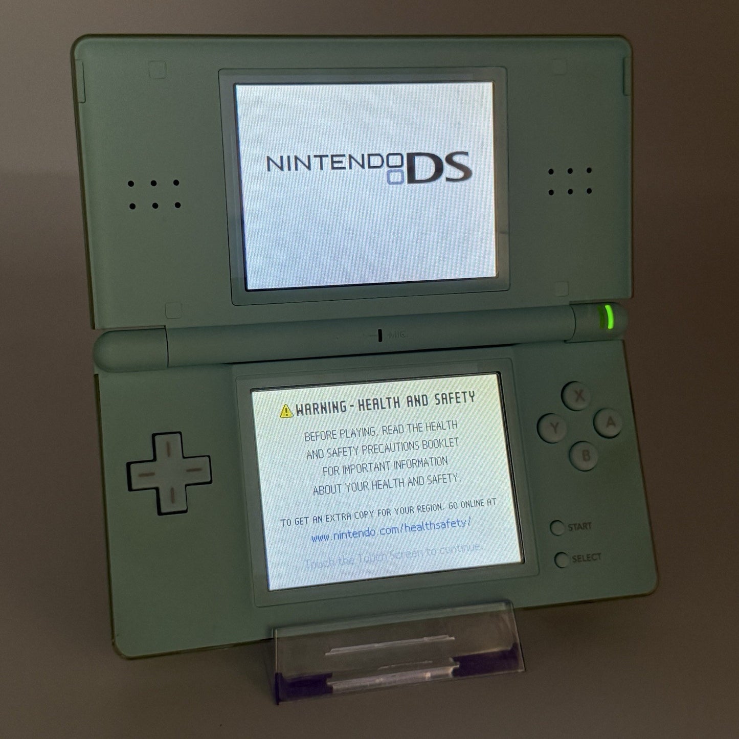 Nintendo DS Lite Console Ice Blue With Charger & Stylus Tested Region Free2
