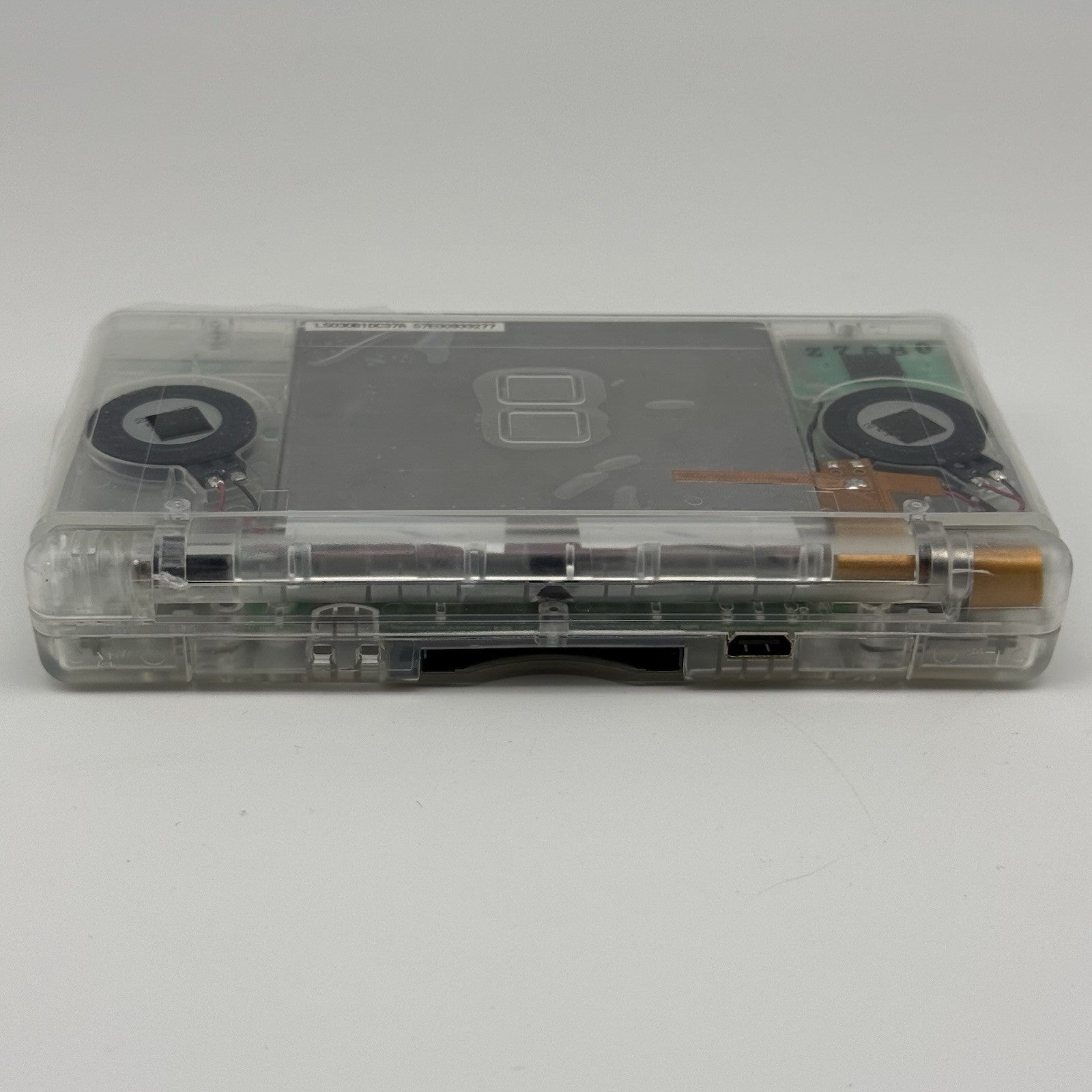 Nintendo DS Lite Transparent Clear Console Reshell w/Charger Tested Region Free14