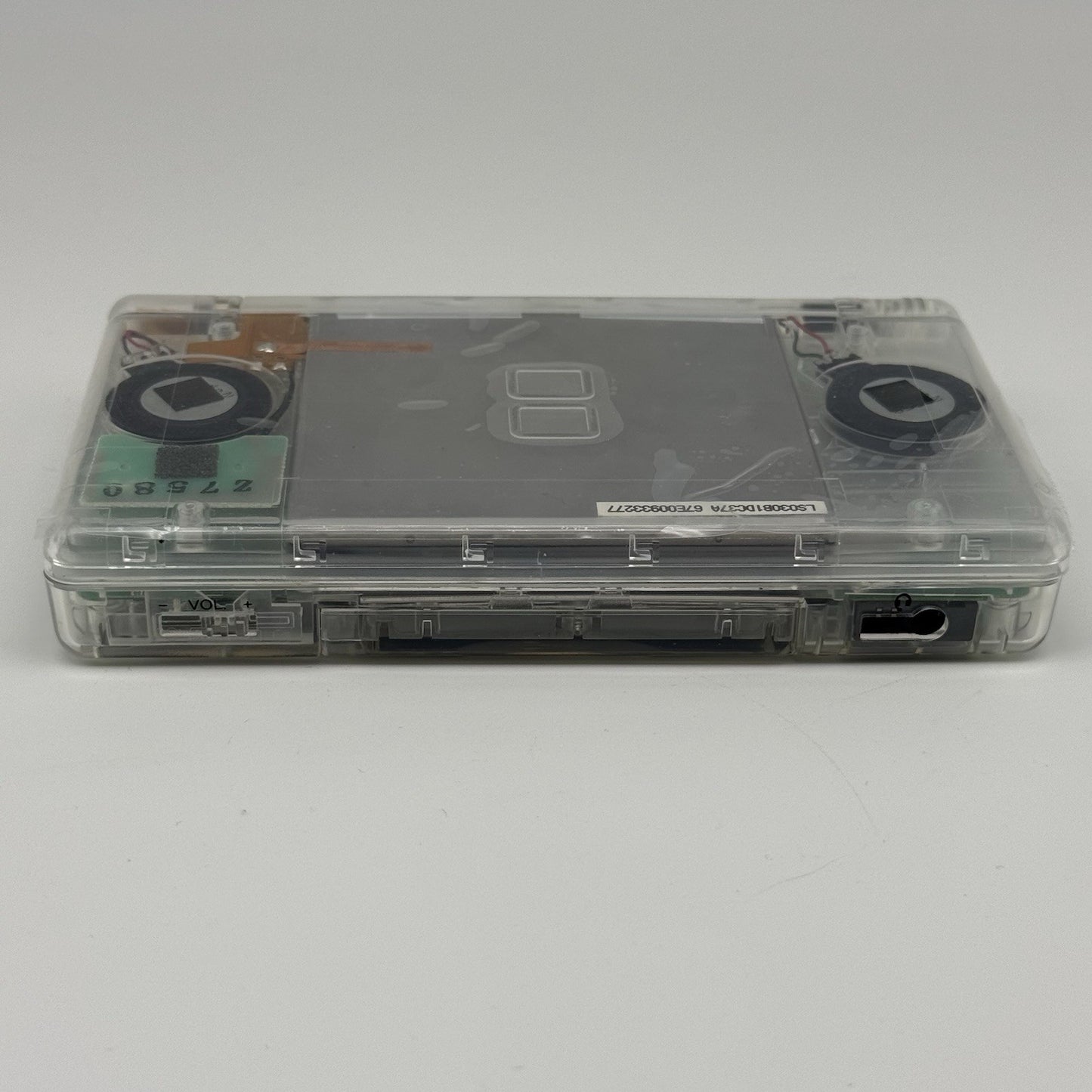 Nintendo DS Lite Transparent Clear Console Reshell w/Charger Tested Region Free10