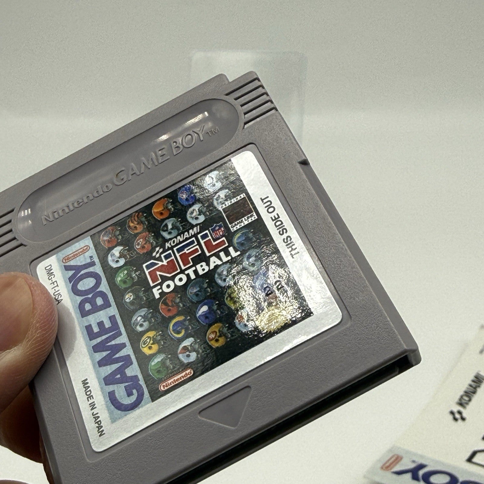 NFL Football (Nintendo Game Boy, 1990) Authentic w/Manual - Tested1