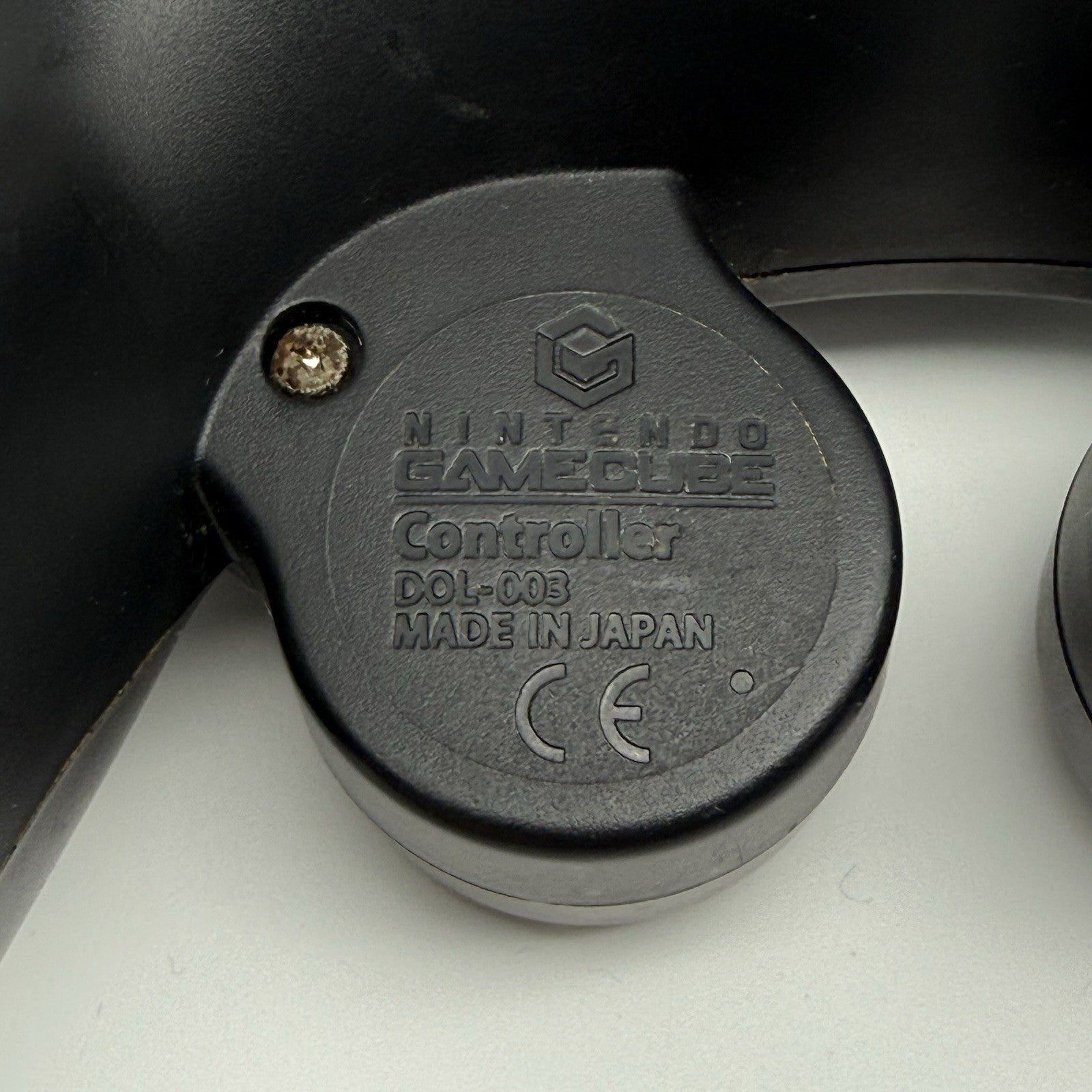 Official Nintendo GameCube Controller BLACK OEM Remote DOL-003 T2 Dot - Tested5
