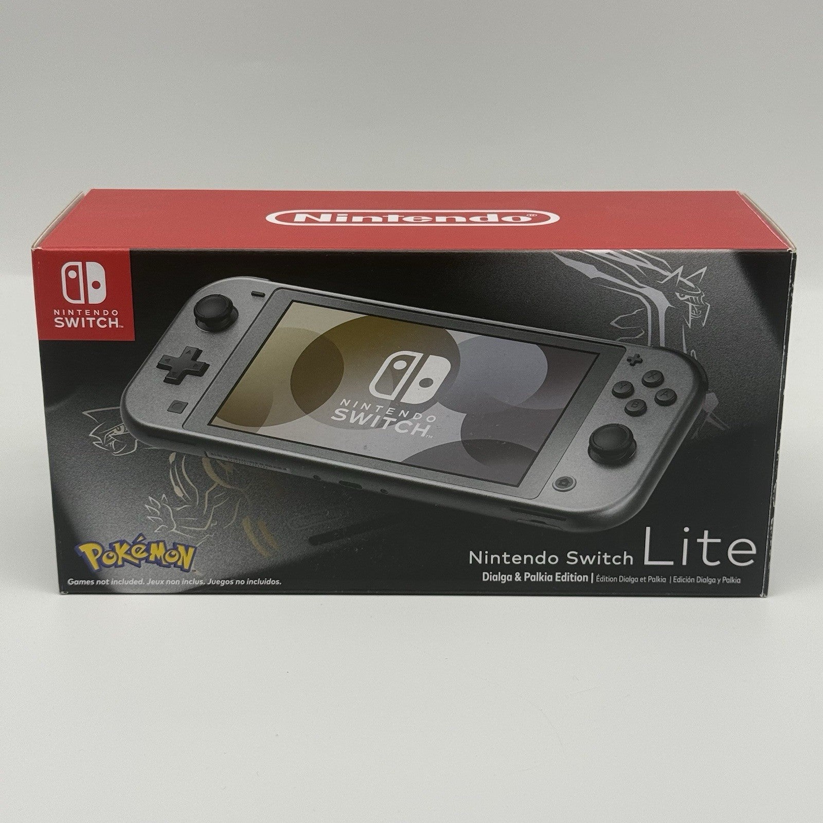 Nintendo Switch Lite Console Pokemon Dialga & Palkia Edition CIB Complete in Box0